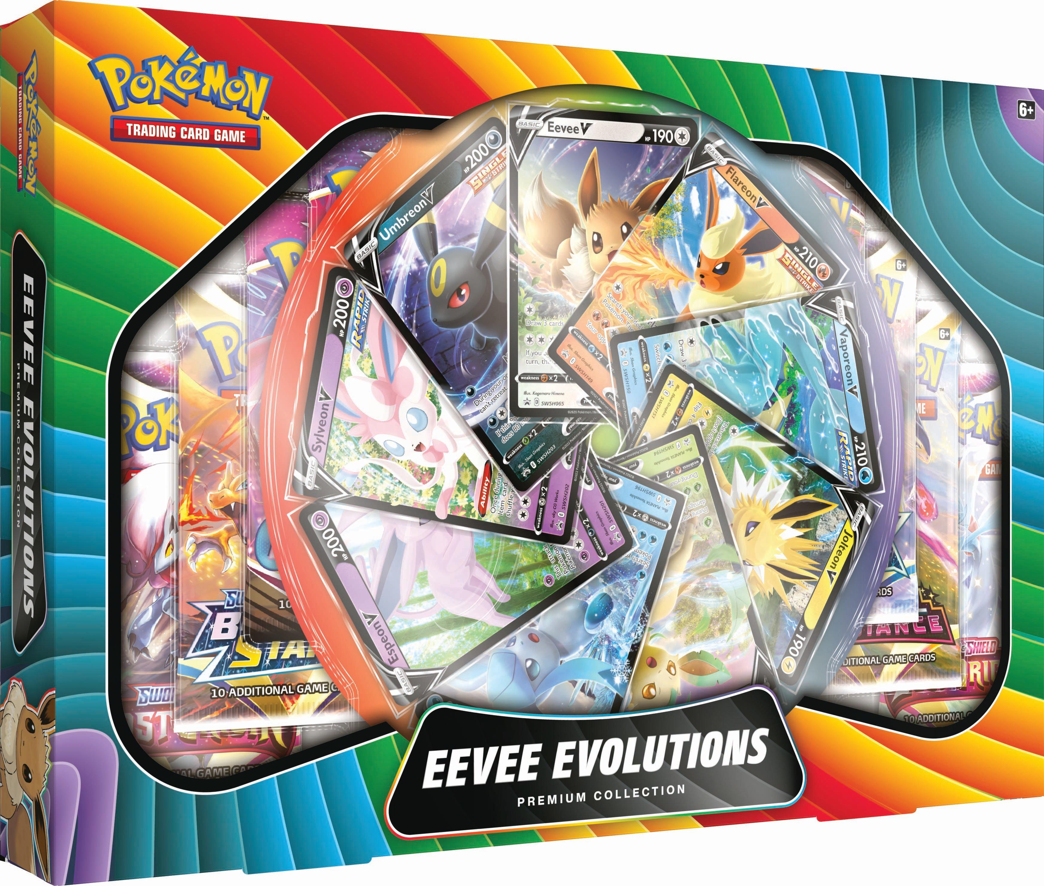 Pokemon Eevee Evolution VMAX Premium Collection Set of 3 www.ugel01ep