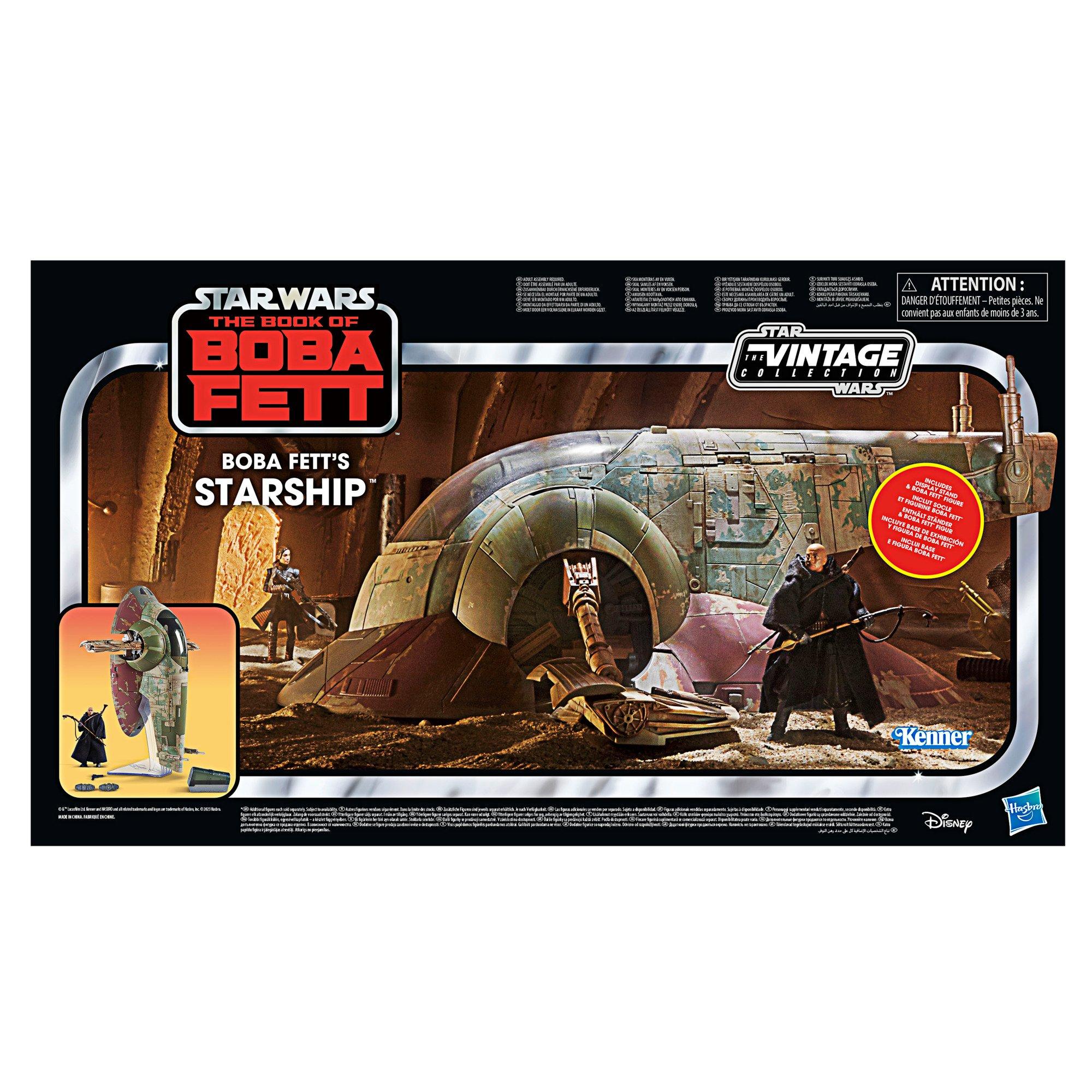 list item 7 of 16 Hasbro Star Wars The Vintage Collection The Book of Boba Fett - Boba Fett Figure and Starship Replica