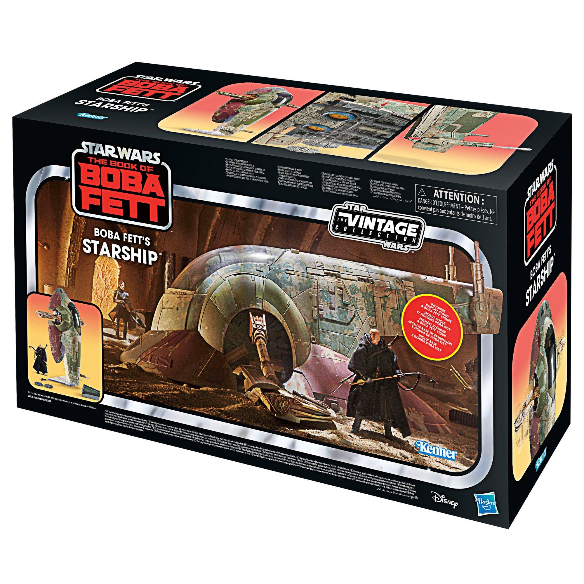 list item 8 of 16 Hasbro Star Wars The Vintage Collection The Book of Boba Fett - Boba Fett Figure and Starship Replica