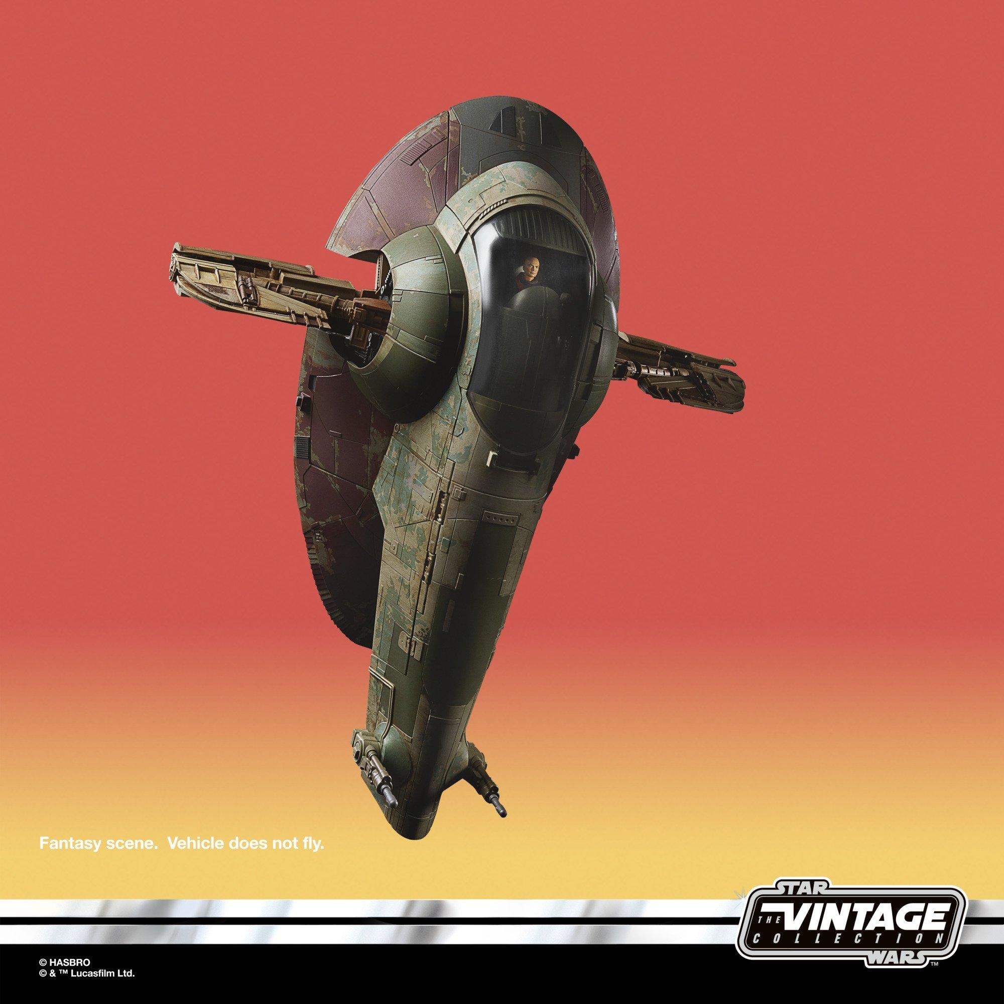 list item 14 of 16 Hasbro Star Wars The Vintage Collection The Book of Boba Fett - Boba Fett Figure and Starship Replica