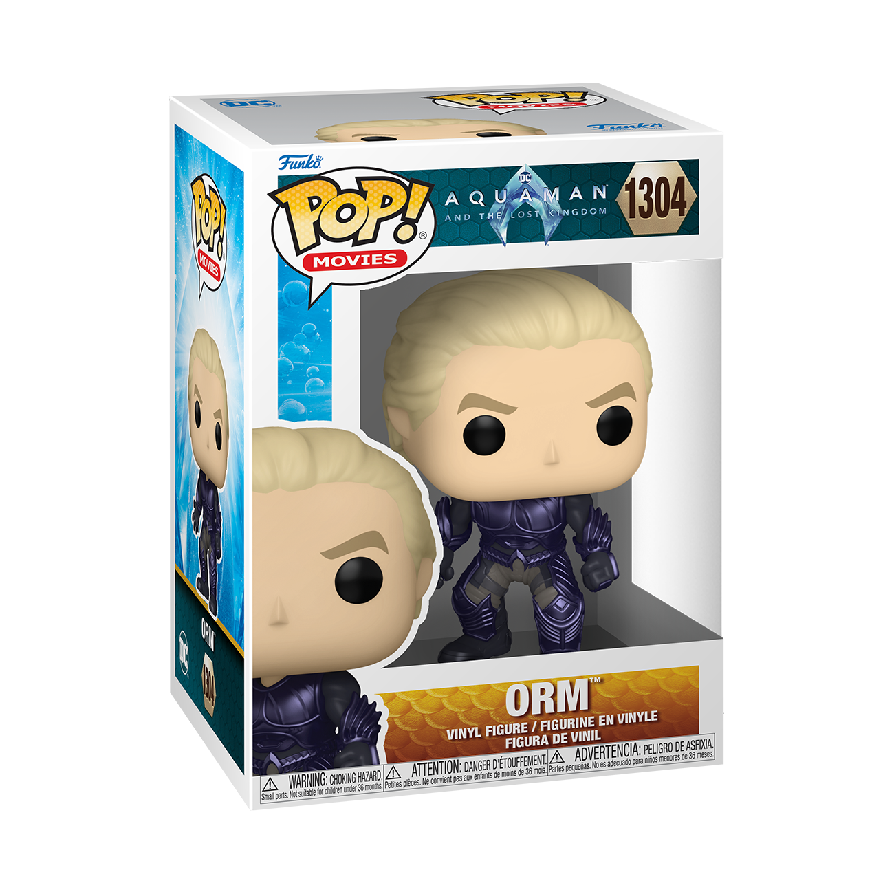 Funko POP! Movies: Aquaman and The Lost Kingdom Orm 4.18-in Vinyl Figure