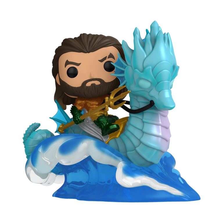 Funko POP! Deluxe Rides: Aquaman and the Lost Kingdom Aquaman with Storm 5.94-inch Vinyl Figure