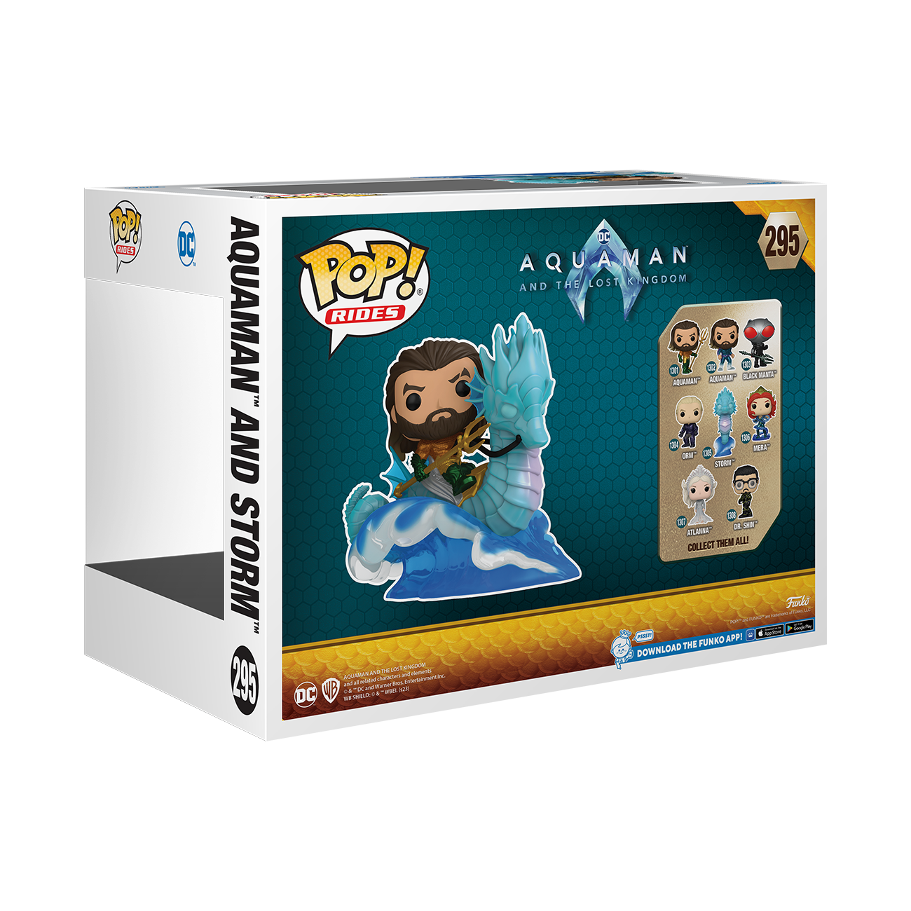 Funko POP! Deluxe Rides: Aquaman and the Lost Kingdom Aquaman with Storm  5.94-inch Vinyl Figure