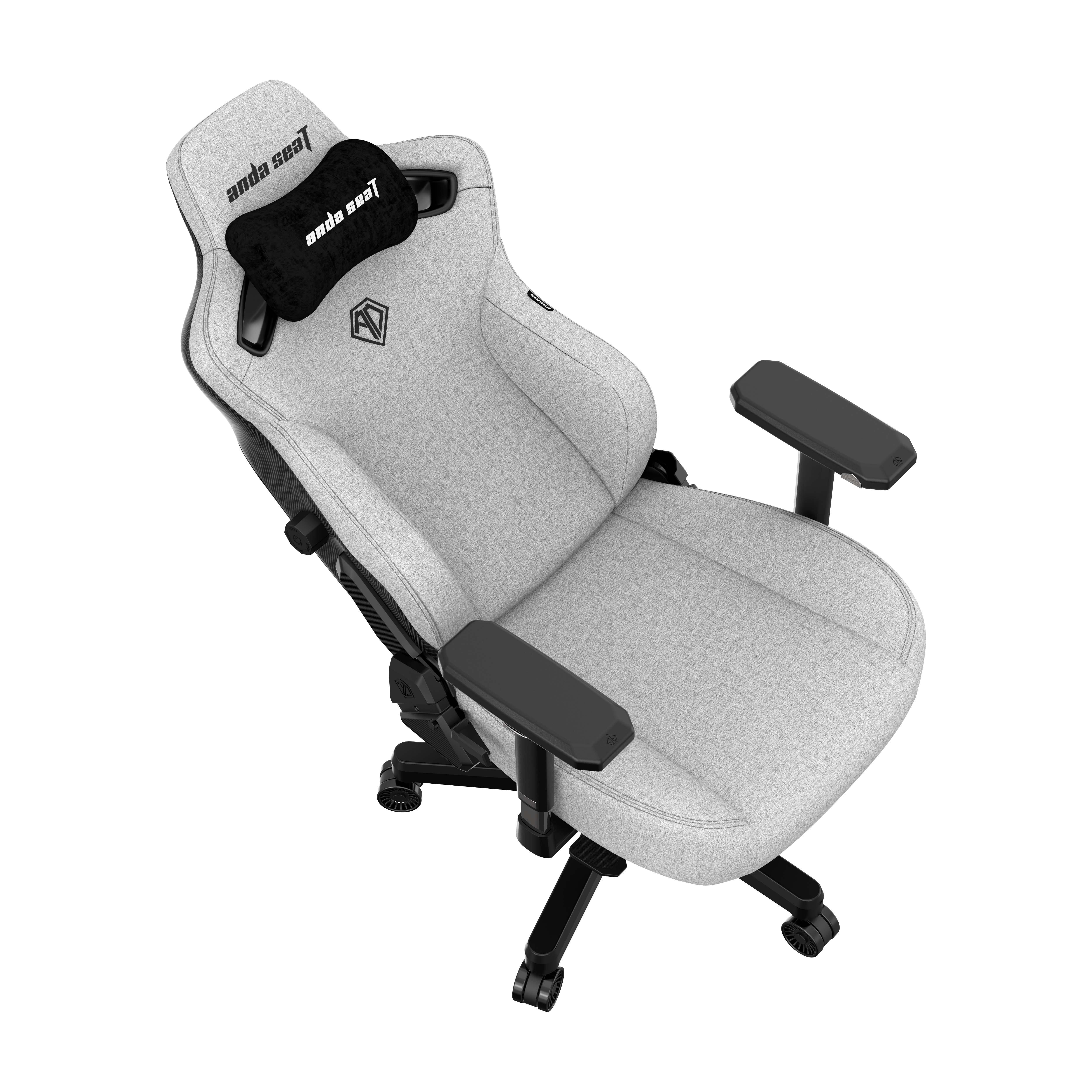 list item 3 of 7 AndaSeat Kaiser 3 L Gaming Chair - Gray Fabric