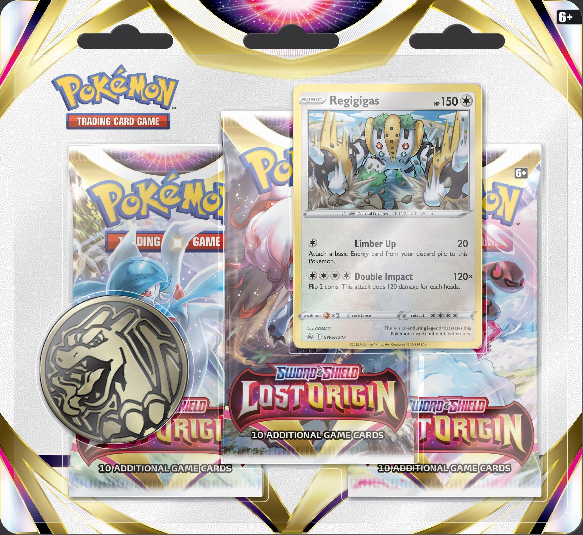 Pokemon Trading Card Game: Sword and Shield - LOST ORIGIN Booster 3-Pack