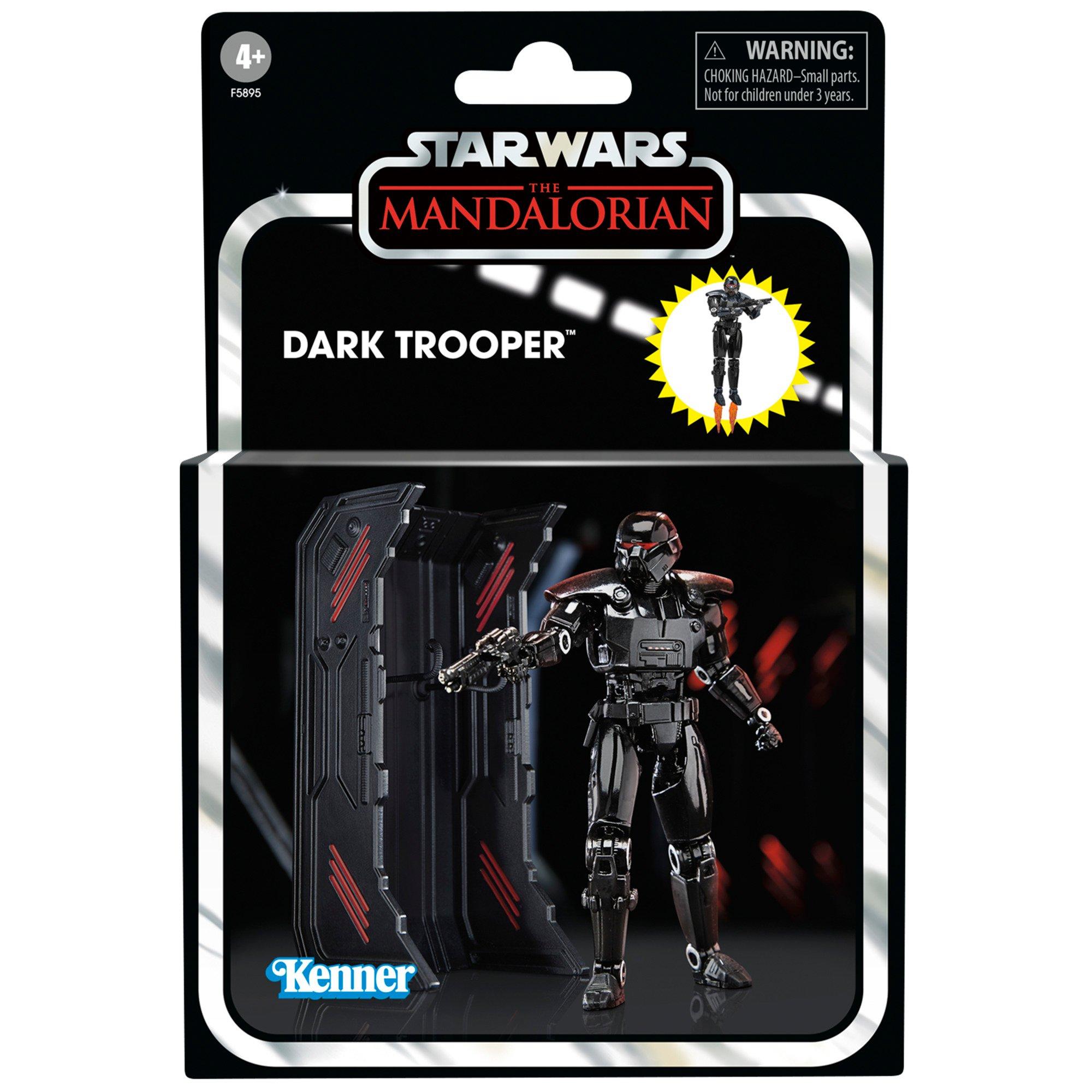 list item 9 of 19 Hasbro Star Wars: The Vintage Collection The Mandalorian Dark Trooper 3.75-in Action Figure