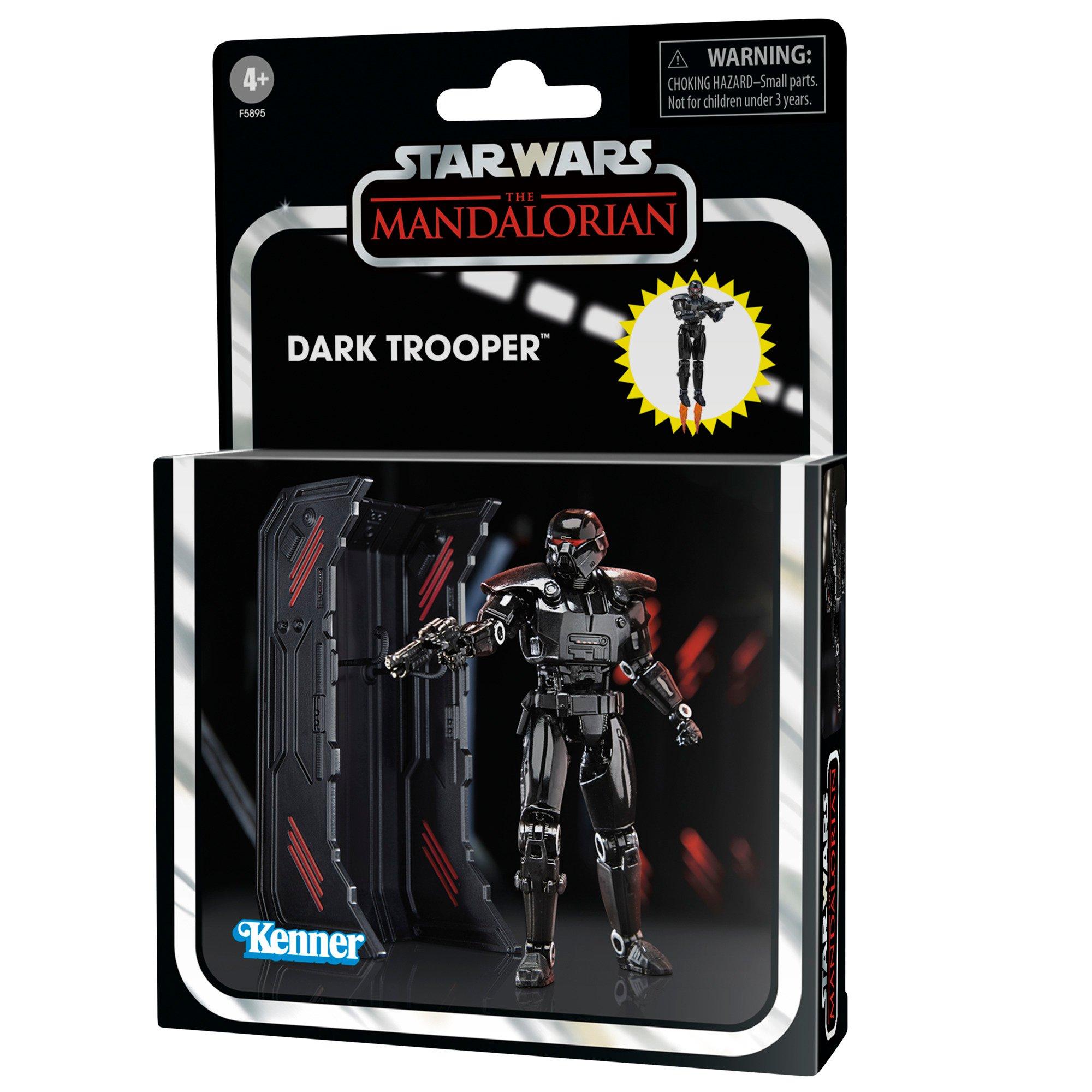 list item 10 of 19 Hasbro Star Wars: The Vintage Collection The Mandalorian Dark Trooper 3.75-in Action Figure