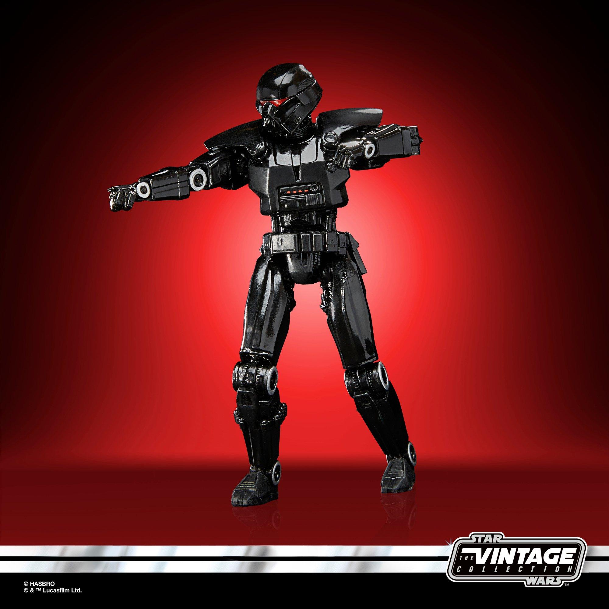 list item 19 of 19 Hasbro Star Wars: The Vintage Collection The Mandalorian Dark Trooper 3.75-in Action Figure