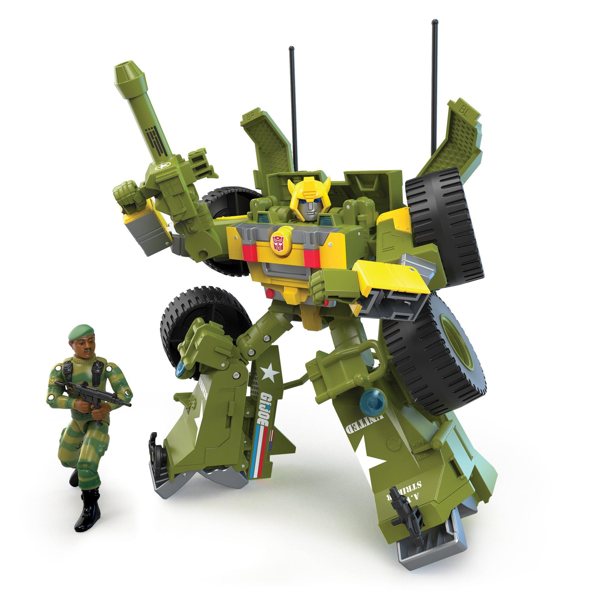 Hasbro Transformers G.I. Joe Mash-Up Bumblebee A.W.E Striker and Lonzo Stalker Wilkinson Toy Set