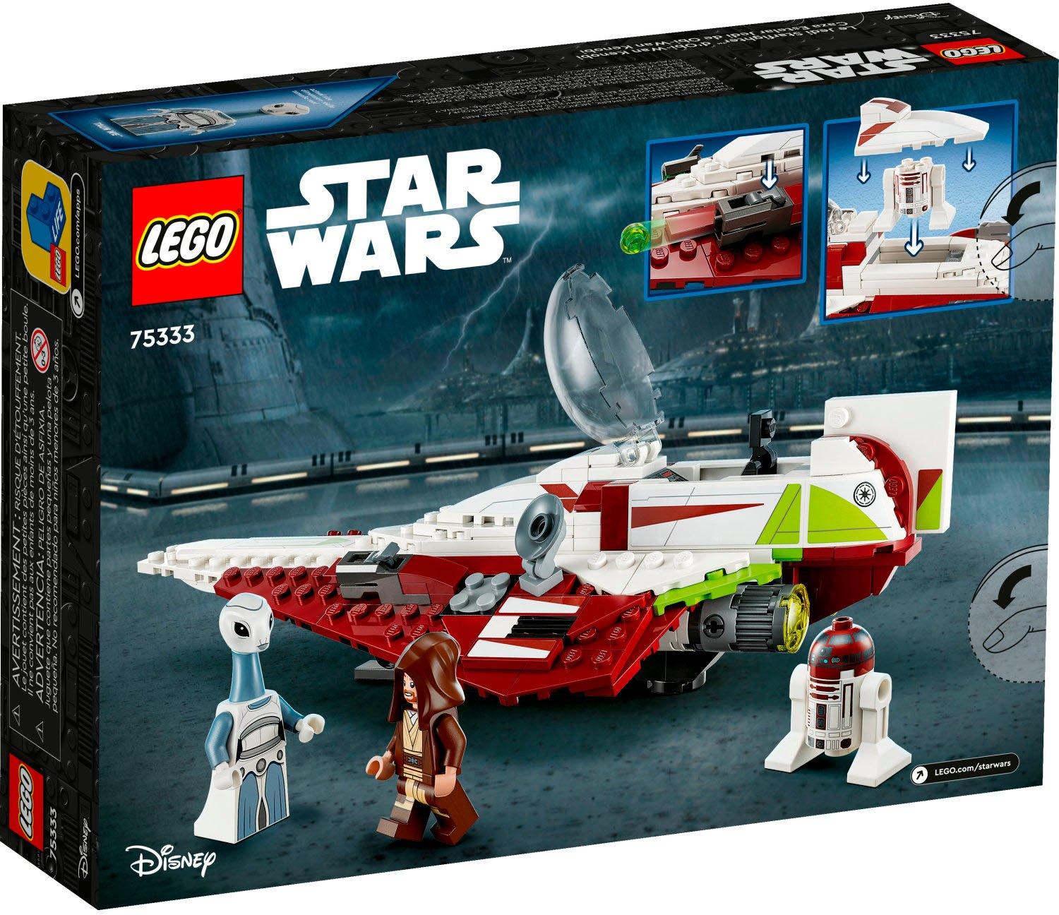 list item 4 of 6 LEGO Star Wars Obi Wan Kenobi's Jedi Starfighter 75333 Building Kit