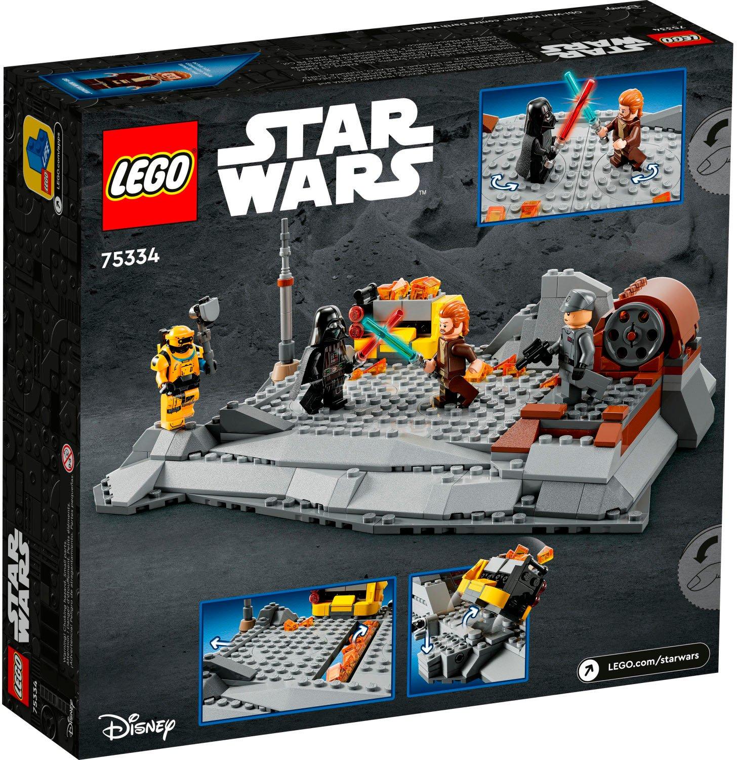LEGO Star Wars Obi Wan Kenobi vs Darth Vader 75334 Building Kit