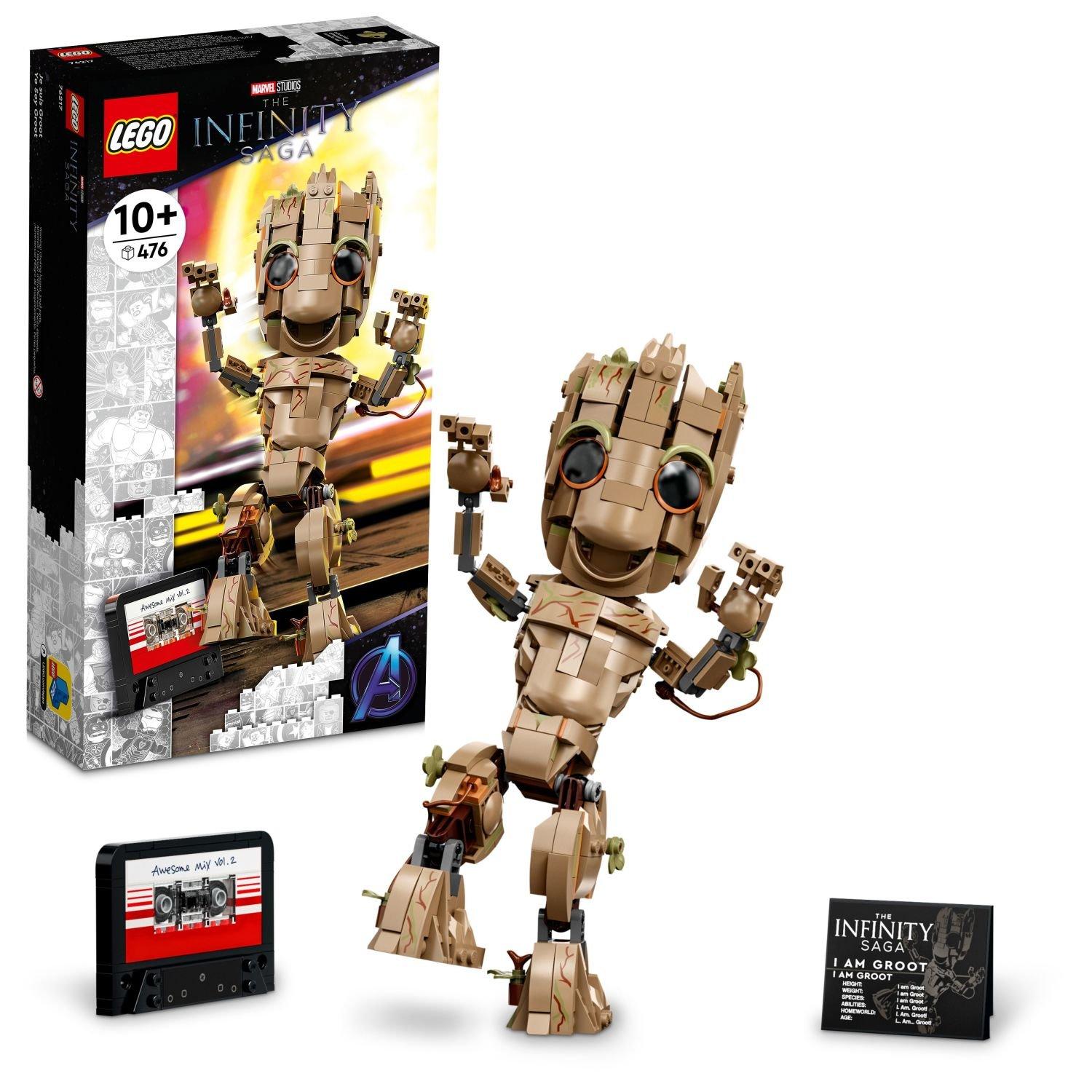 list item 1 of 7 LEGO Marvel I am Groot 76217 Building Kit 