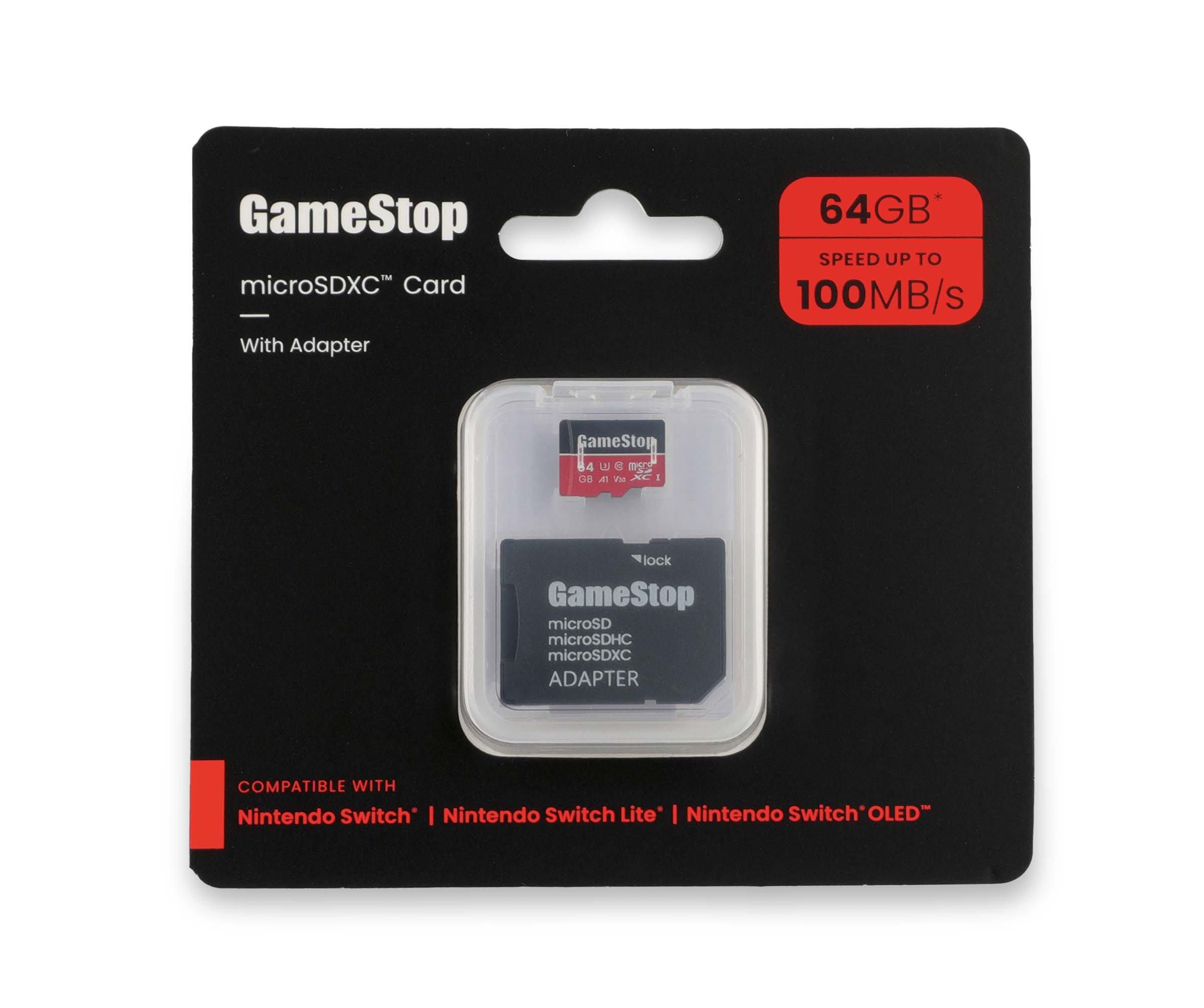 GameStop U3  Micro SD Card with Adapter 64GB