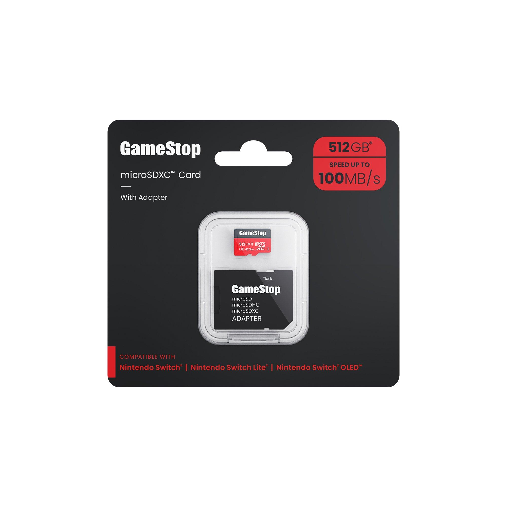 GameStop U3  Micro SD Card with Adapter 512GB