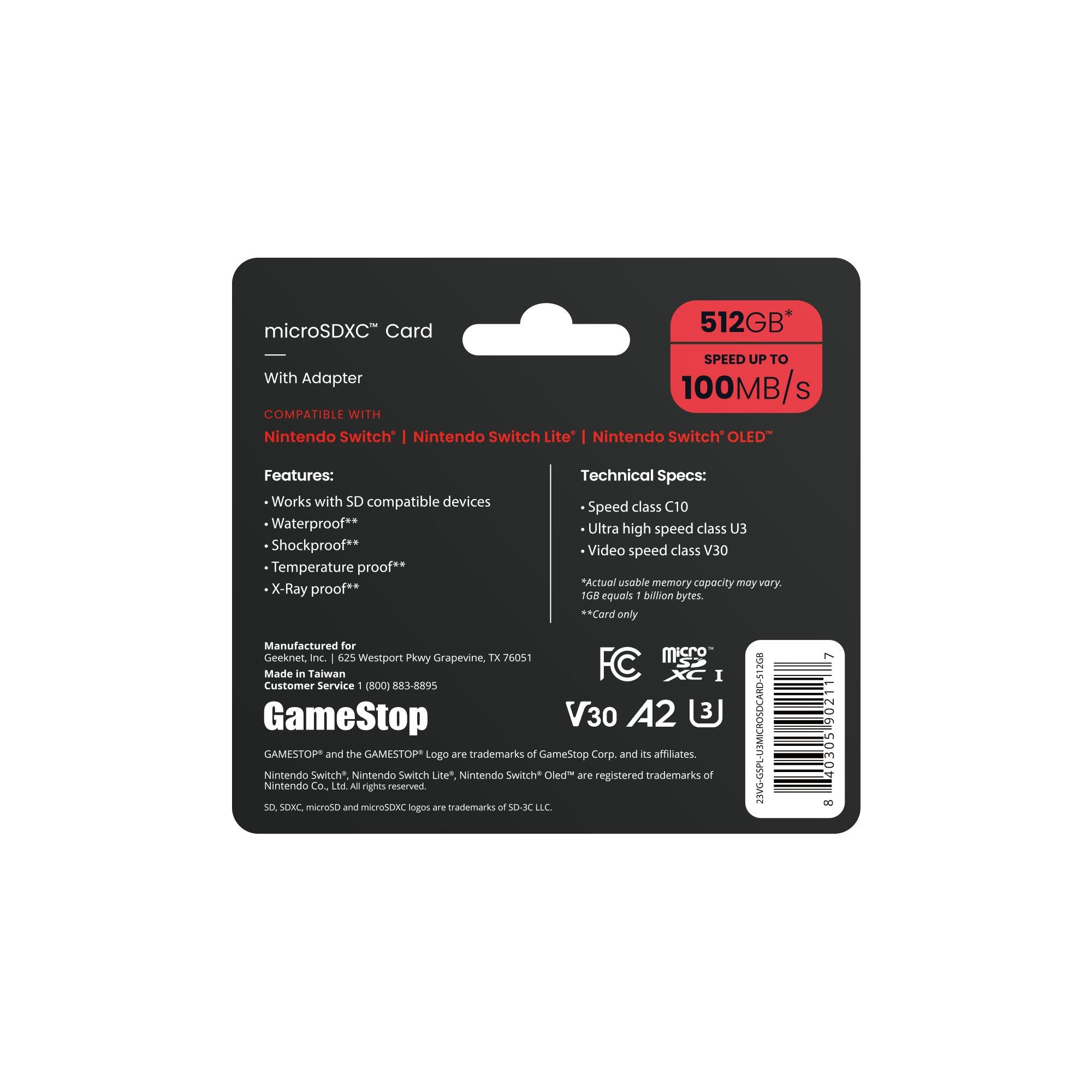 Sd card deals for switch gamestop