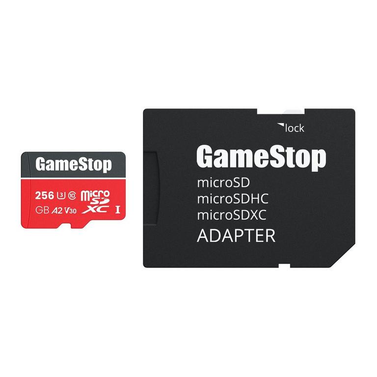 Nintendo Switch＋microSD（256GB）＆LANアダプタ付き GameStop 256GB U3 Micro SD Card with Adapter | GameStop