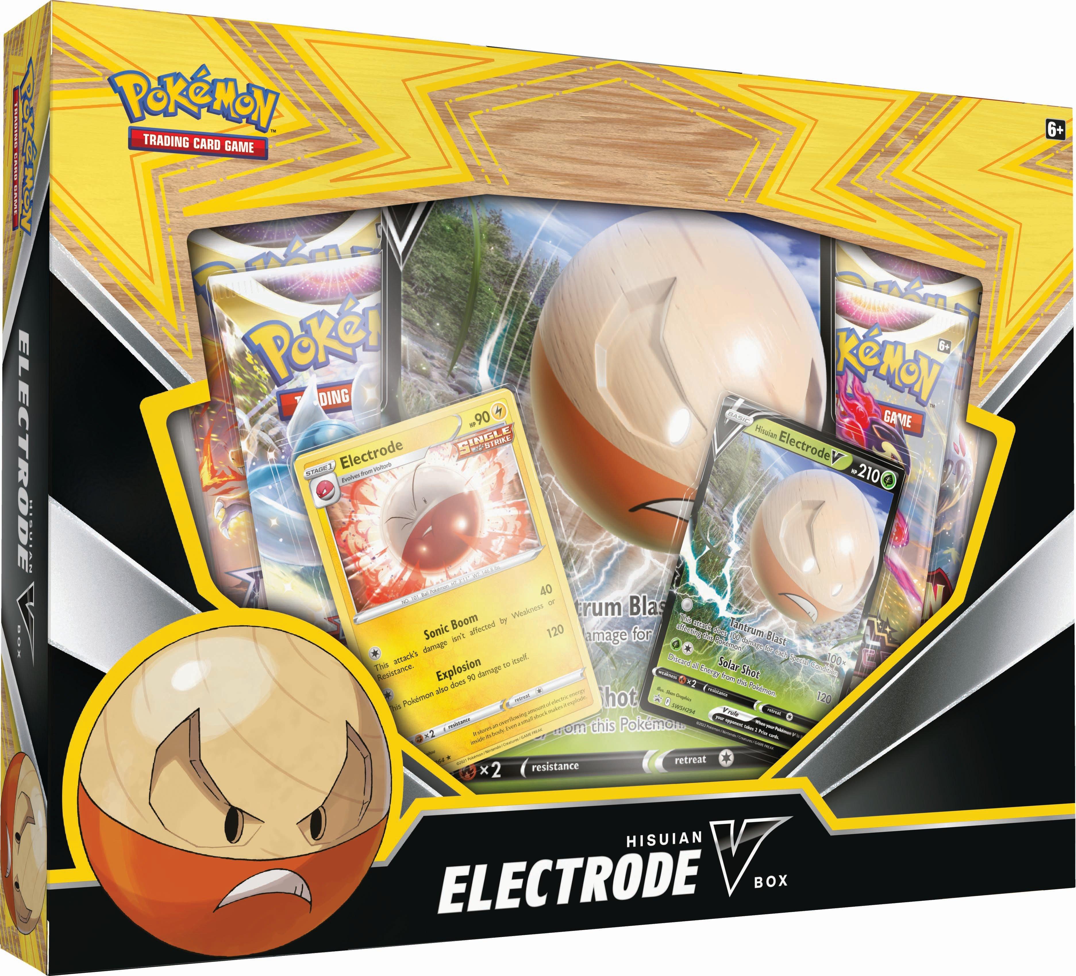list item 1 of 6 Pokemon Trading Card Game: Hisuian Electrode V Box