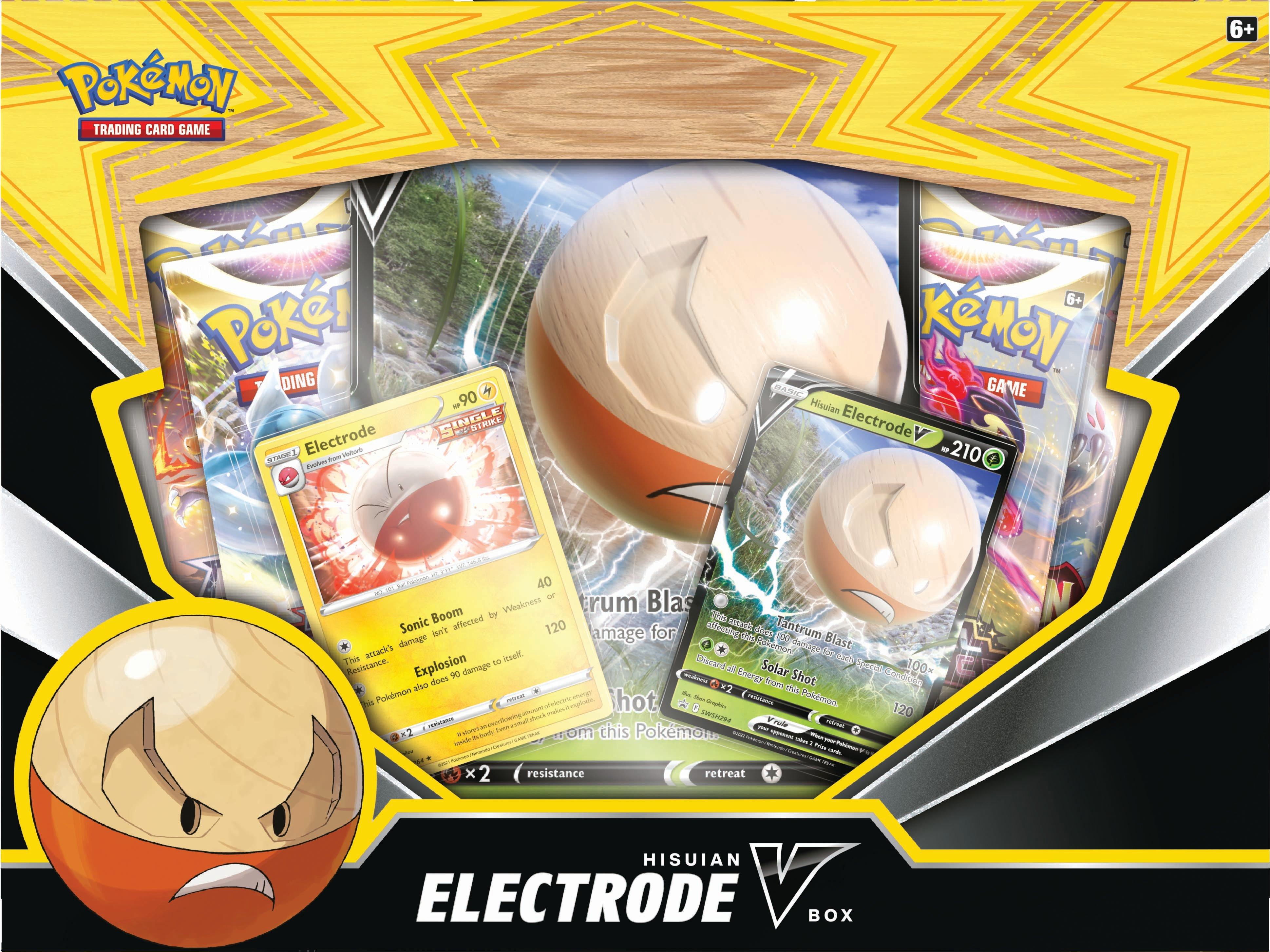 list item 2 of 6 Pokemon Trading Card Game: Hisuian Electrode V Box