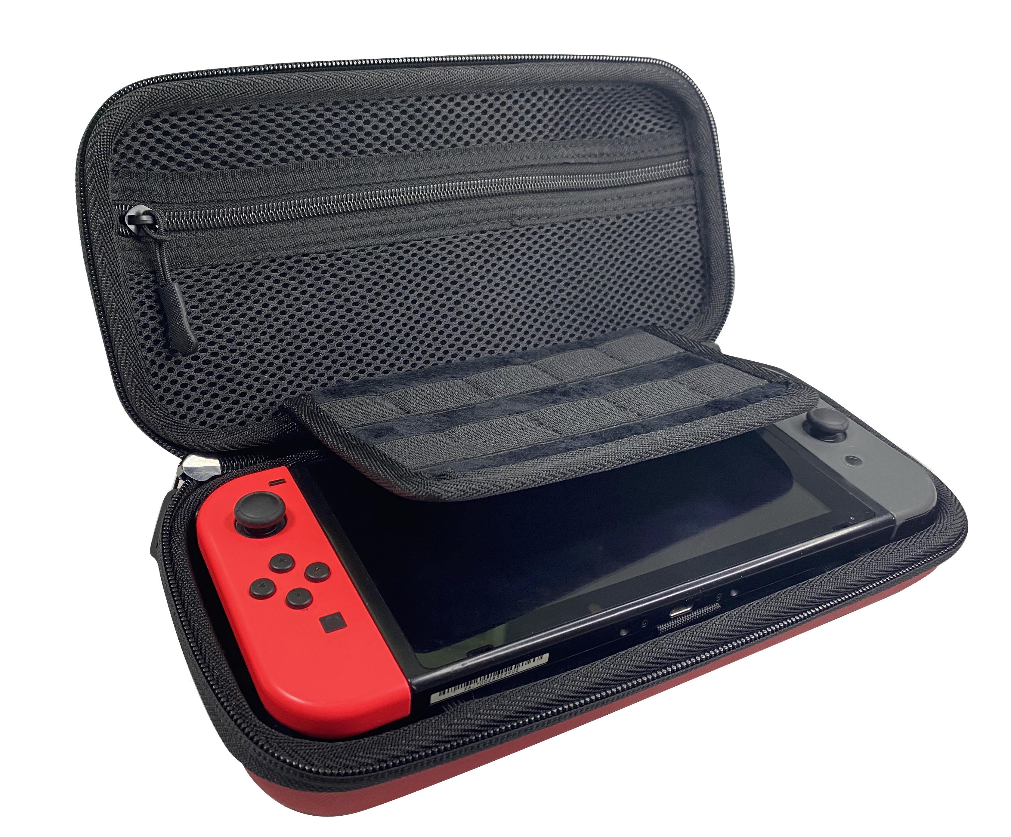 GameStop Water Resistant Leather Carrying Case for Nintendo Switch - Red