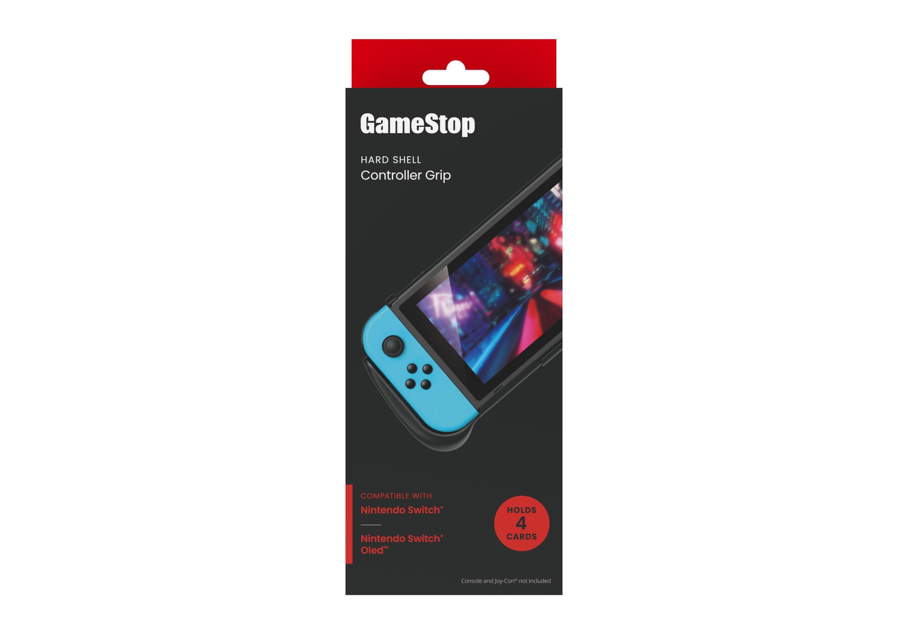 Switch OLED Grip, Switch OLED Accessories Grip with Game Storage and  Kickstand, Hand Grip Compatible with Nintendo Switch and Switch OLED