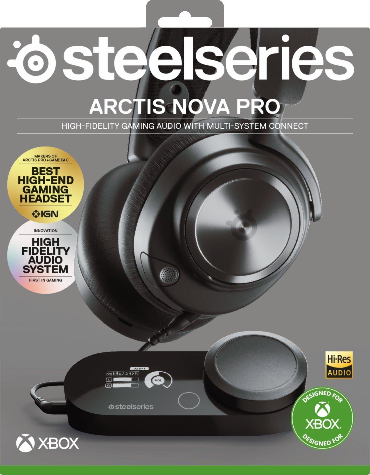 SteelSeries Arctis Nova Pro Wireless (Xbox®) Professional noise-canceling  gaming headset with Bluetooth® and wireless base station for Xbox One, Xbox  Series X/S, Switch, PC, and Mac® at Crutchfield