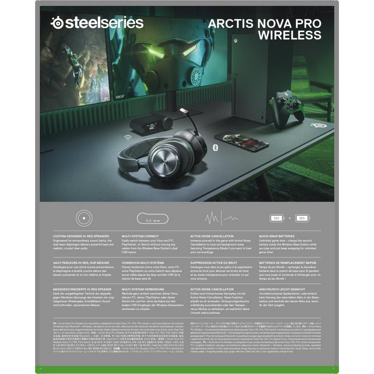 SteelSeries Arctis Nova Pro Wireless Black Wireless Gaming Headset for Xbox  One and Xbox Series X/S - Black | GameStop