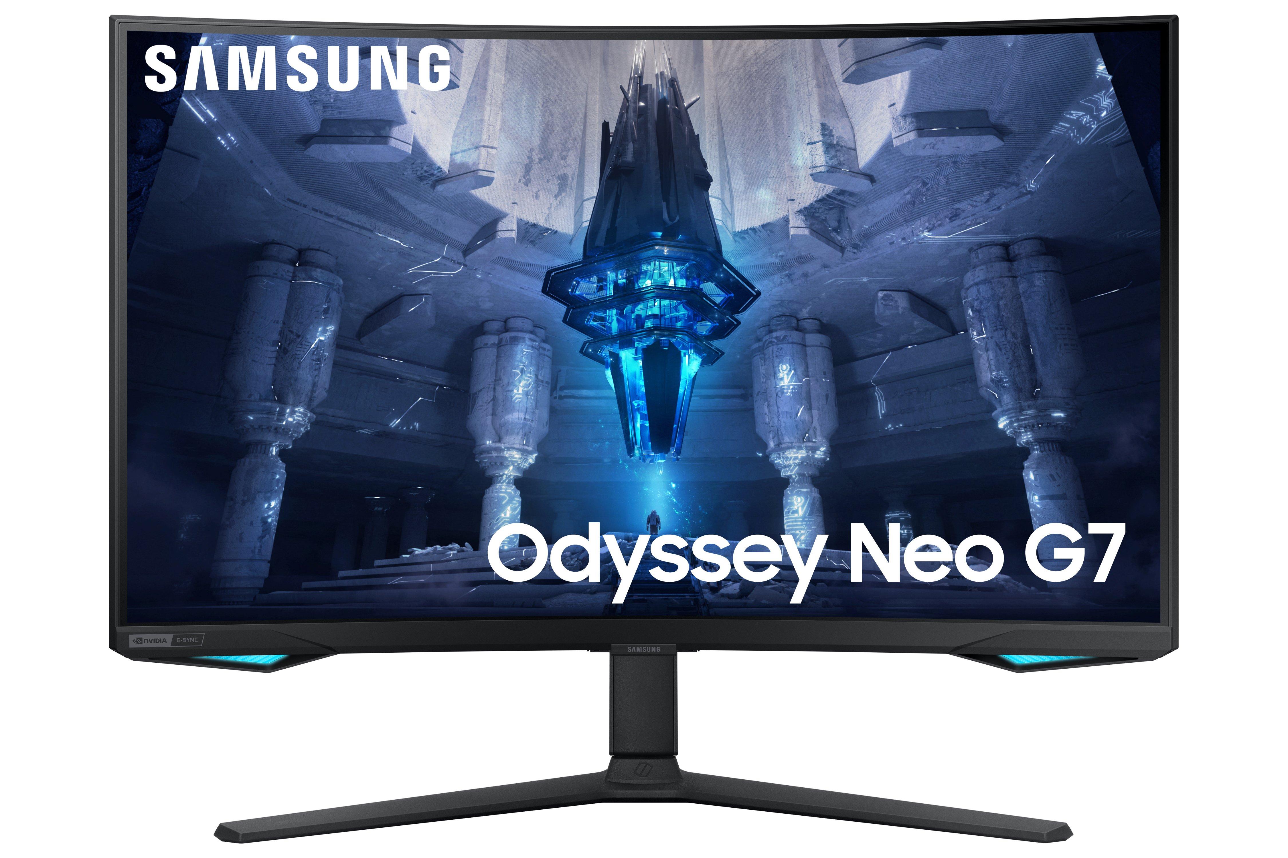 Samsung Odyssey Neo G7 32-in 3840x2160 165Hz 1ms G-Sync Curved Gaming Monitor LS32BG752NNXGO