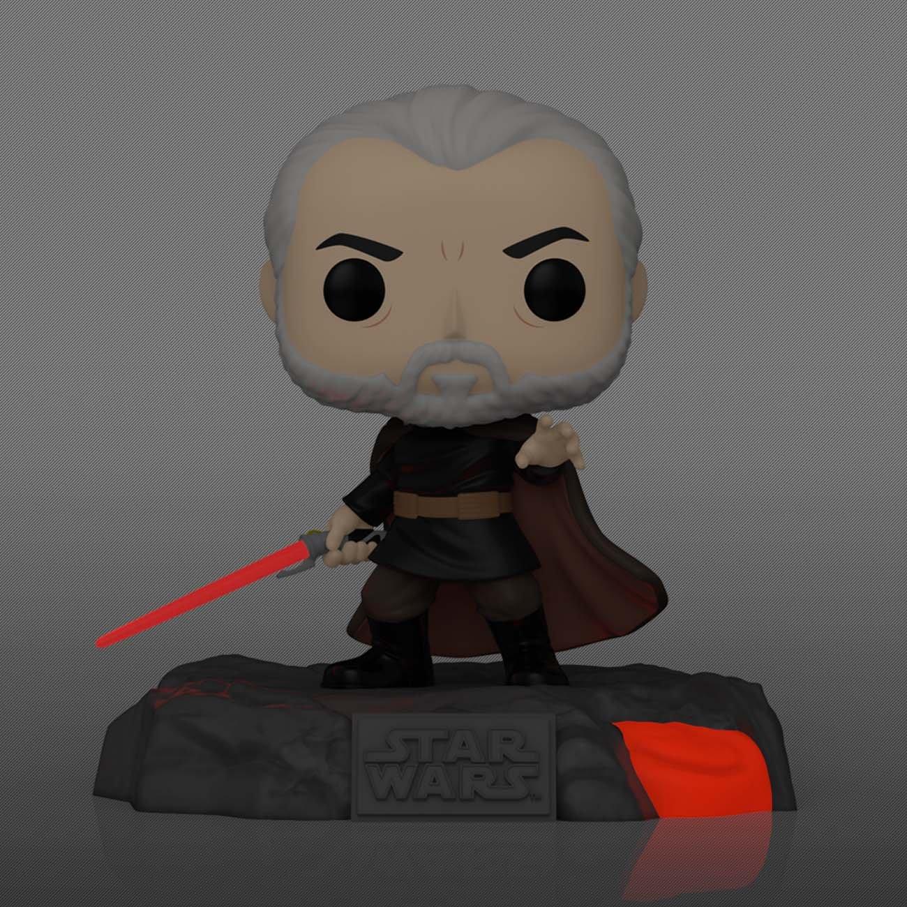 Funko POP! Star Wars Red Saber Series Volume 1 Darth Tyranus 4.5-in Vinyl  Bobblehead GameStop Exclusive