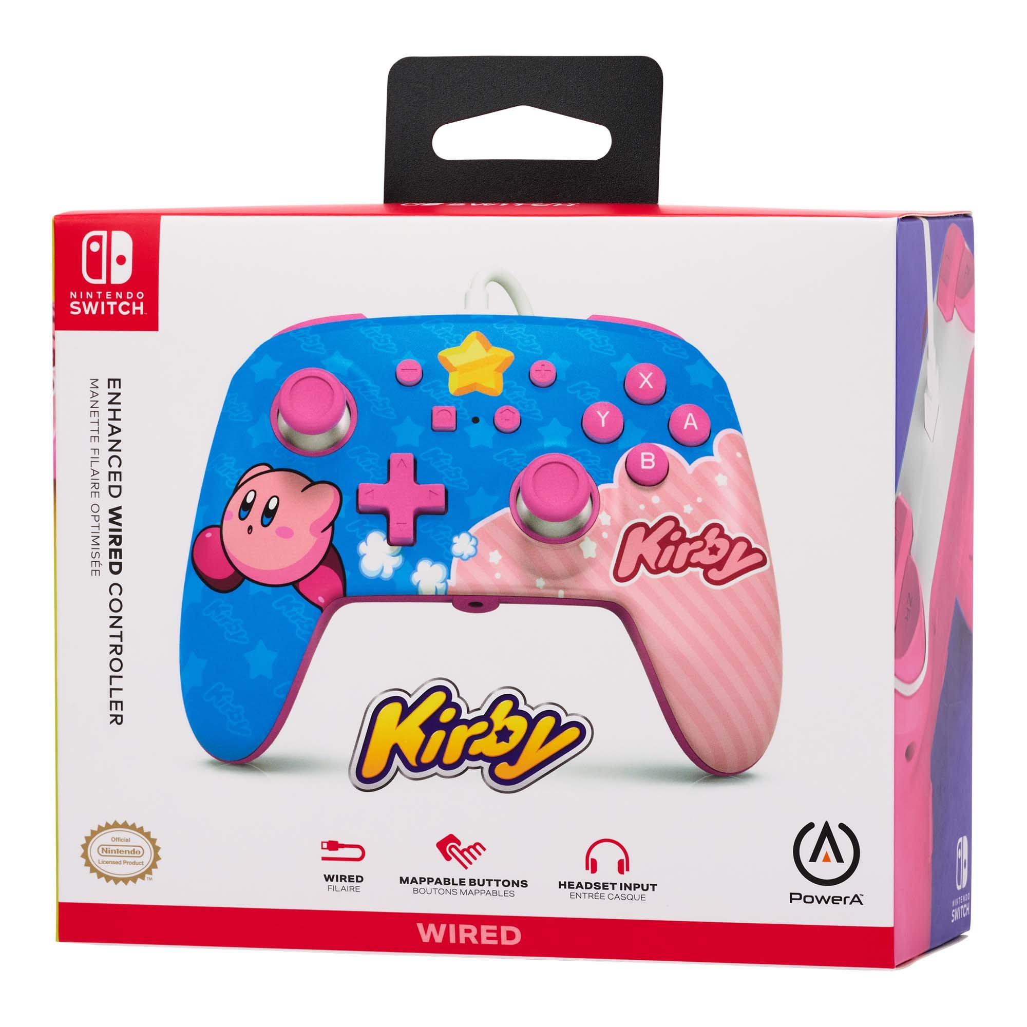 PowerA Wireless Nintendo Switch Controller - Kirby, AA Battery Powered  (Battery Included), Nintendo Switch Pro Controller, Mappable Gaming  Buttons