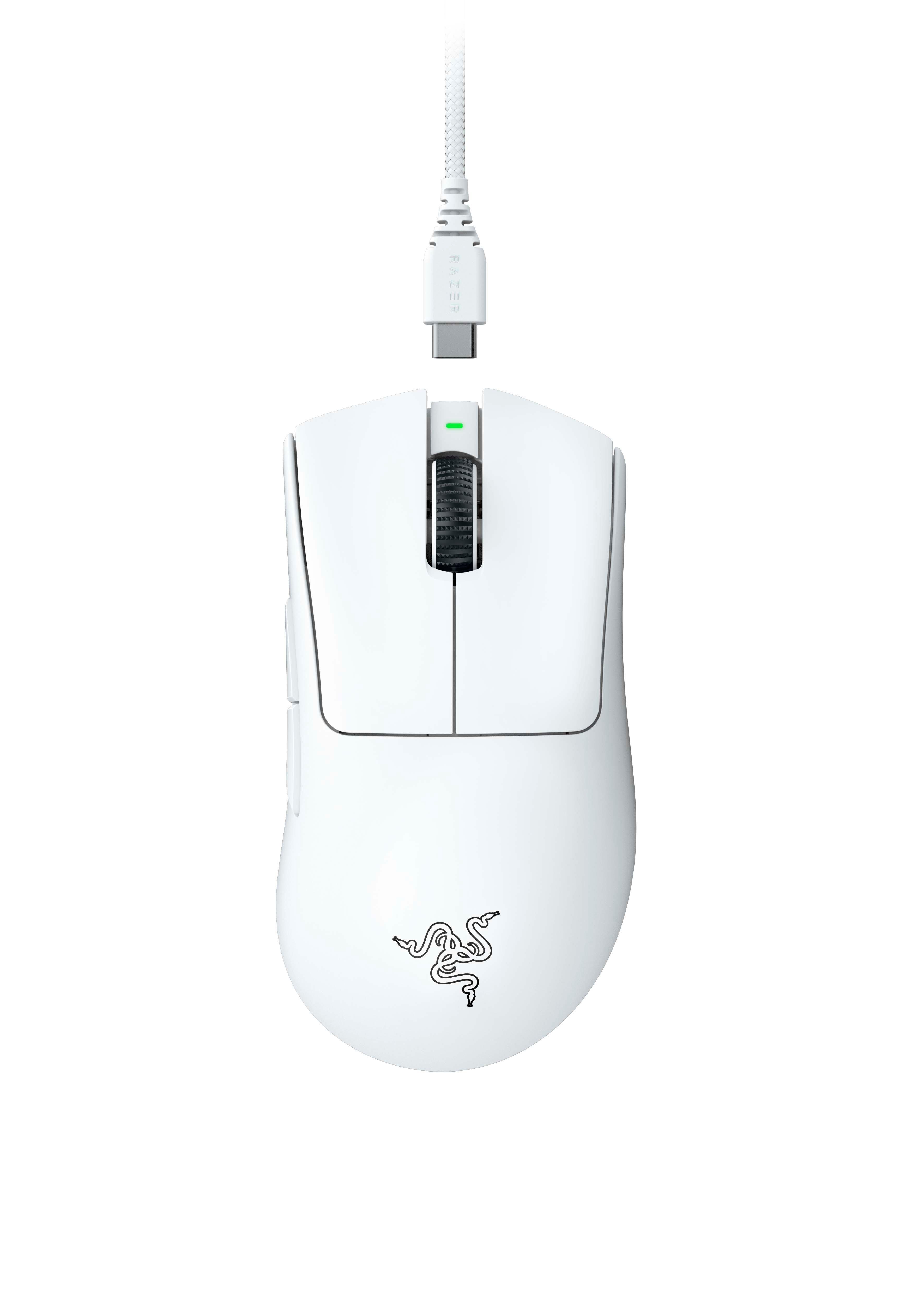 PC/タブレット PC周辺機器 Razer DeathAdder V3 Pro Wireless Esports Gaming Mouse - White | GameStop