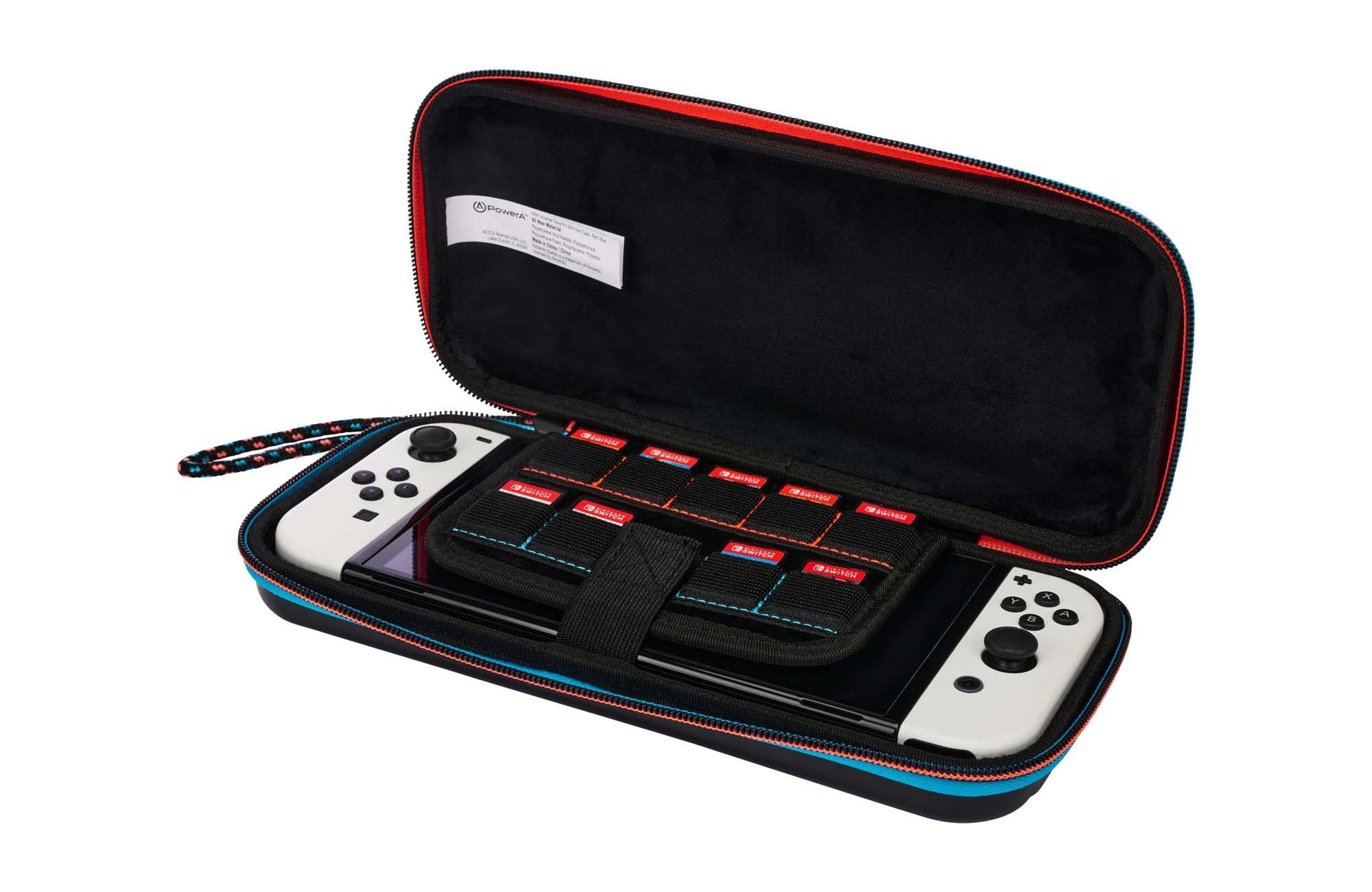 PowerA Travel Pro Slim Case Red/Blue for Nintendo Switch, Nintendo