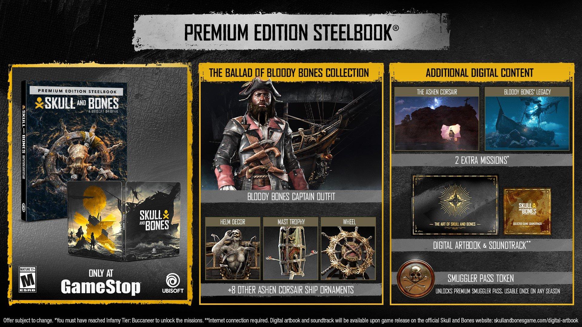 Skull and Bones Premium Edition SteelBook Edition - PlayStation 5, Ubisoft