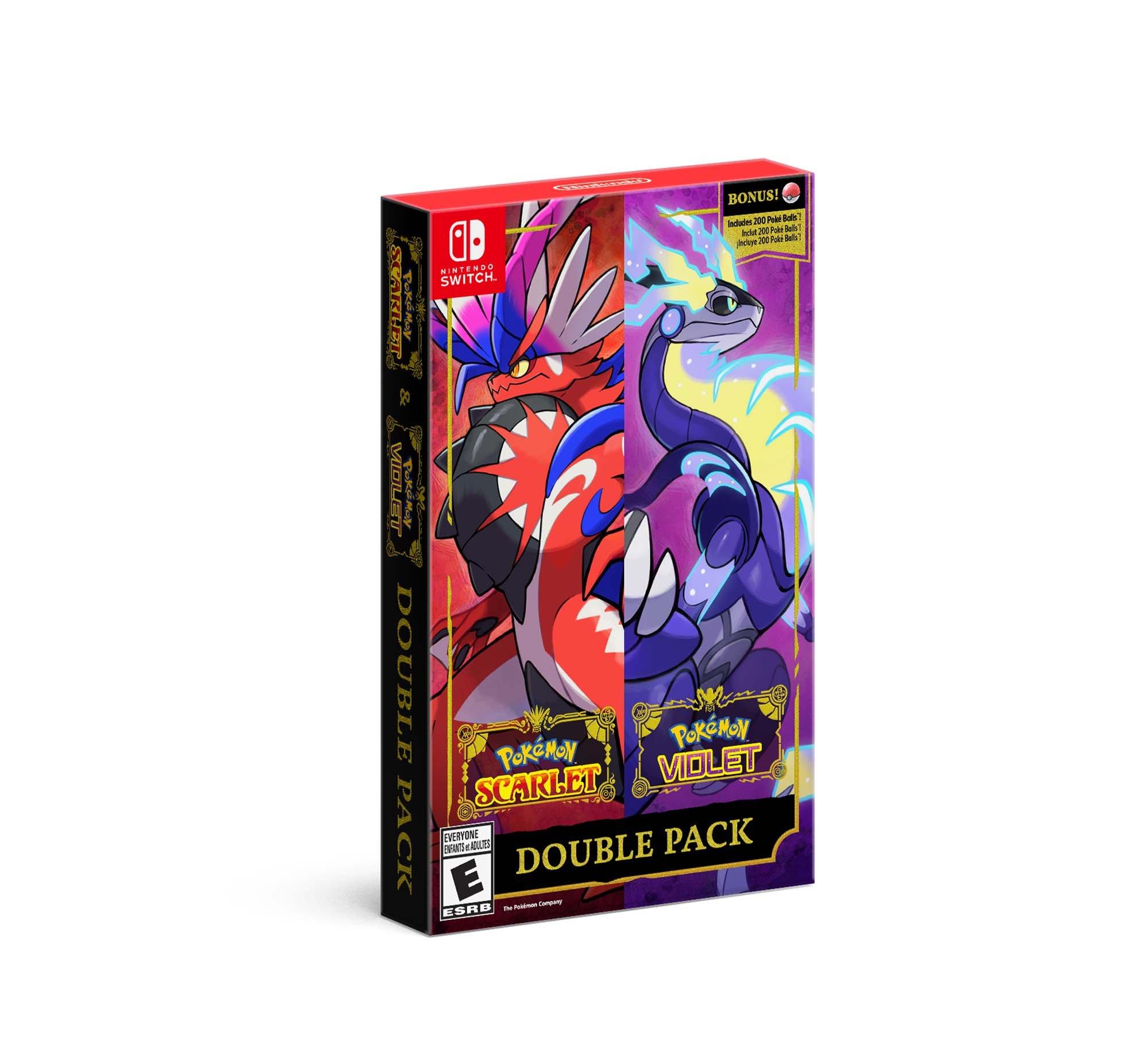 Pokemon Scarlet & Pokemon Violet Double Pack for Nintendo Switch