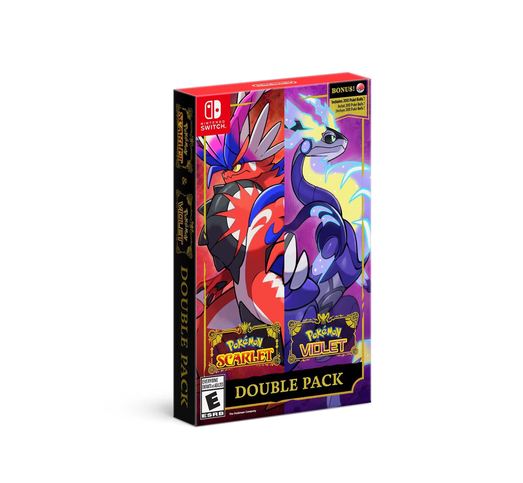 Pokemon Scarlet and Pokemon Violet Double Pack - Nintendo Switch
