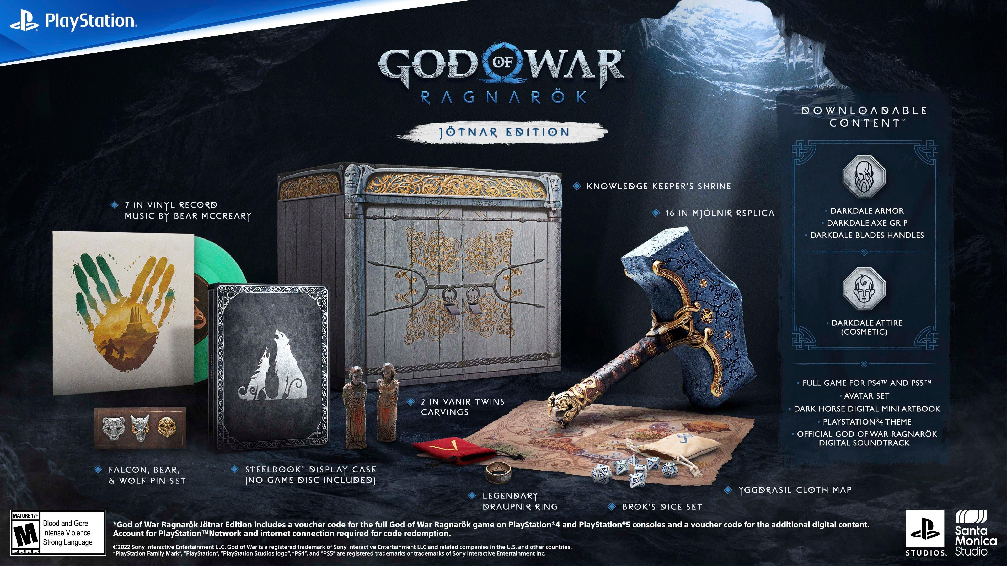 God of War Ragnarok Jotnar Edition - PS4 and PS5 Entitlements