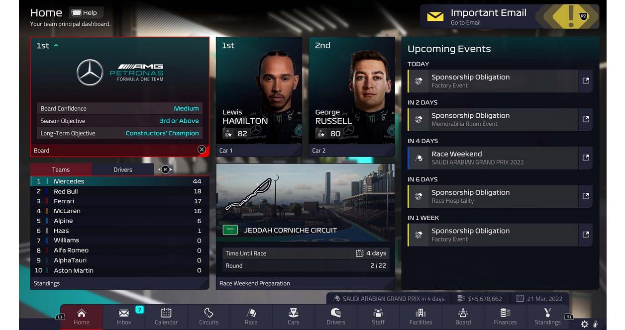 F1 Manager 2022 - PlayStation 4