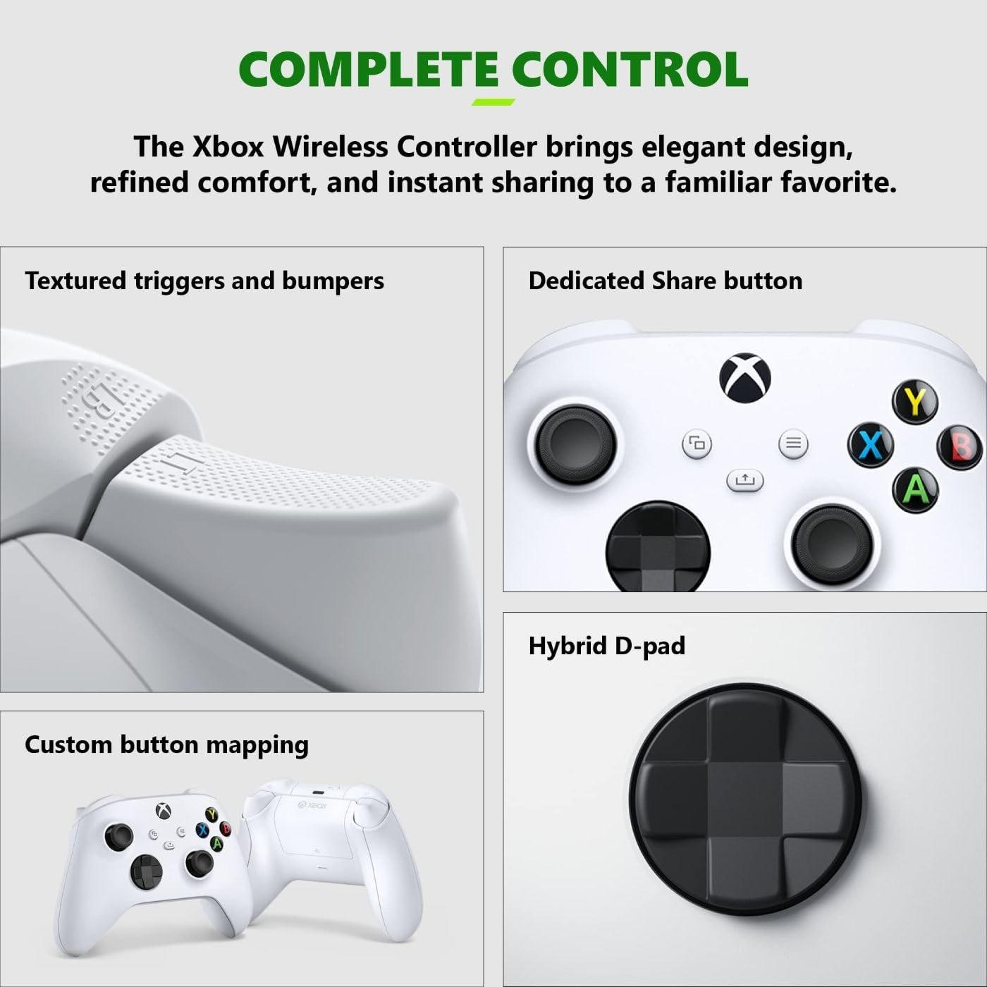 Xbox Series S 512GB SSD Console + Xbox Wireless Controller Carbon Black -  Includes Xbox Wireless Controller - Up to 120 frames per second - 10GB RAM  512GB SSD - Experience high dynamic range - Xbox 