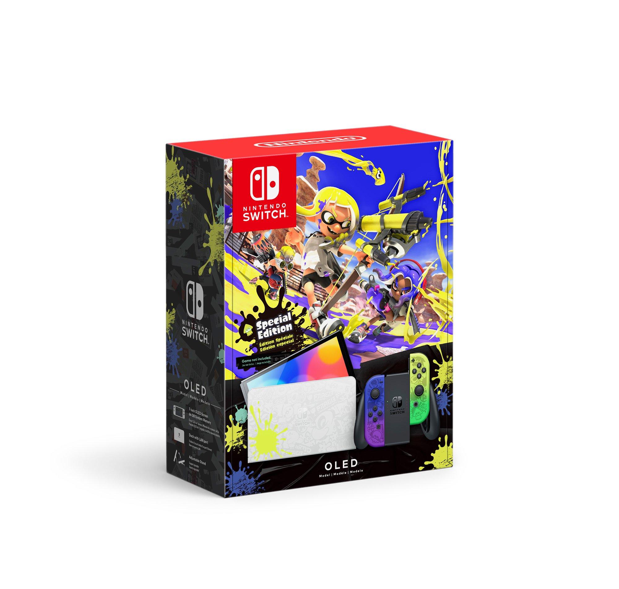 Consola de jogos Nintendo Switch OLED Splatoon 3 (versão japonesa)