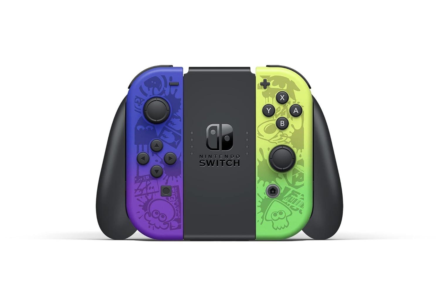 list item 4 of 8 Nintendo Switch OLED Console Splatoon 3 Special Edition