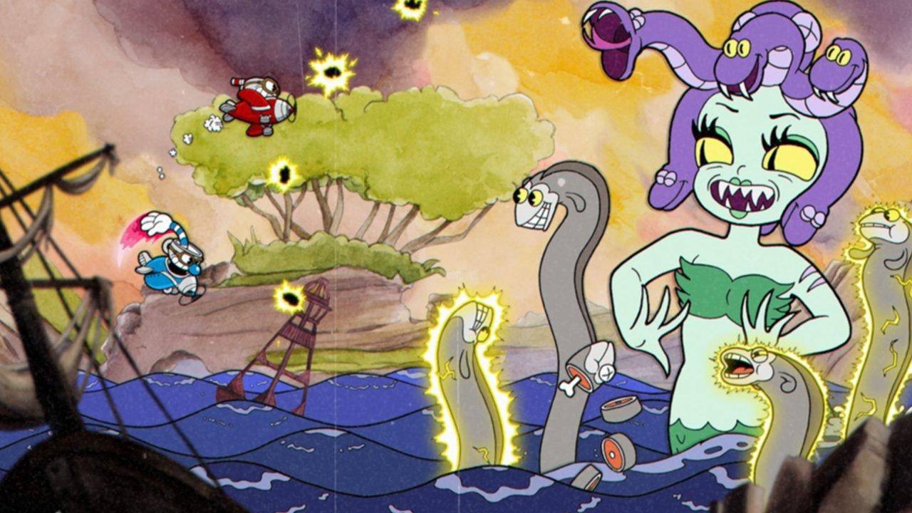 list item 6 of 7 Cuphead and The Delicious Last Course - Nintendo Switch