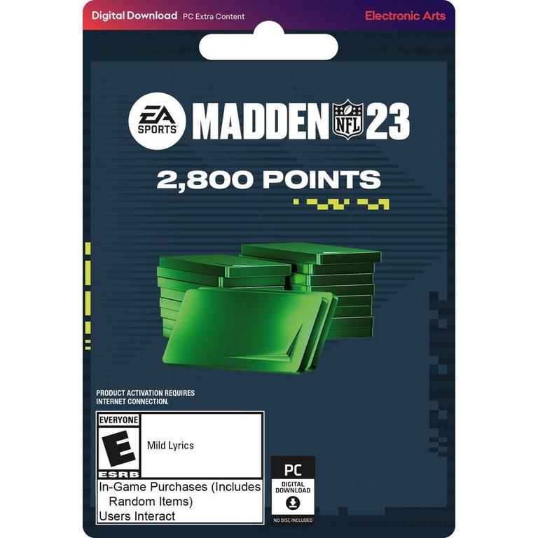 Electronic Arts Madden NFL 23 Ultimate Team 2800 Points Pack - PC Origin (GameStop)