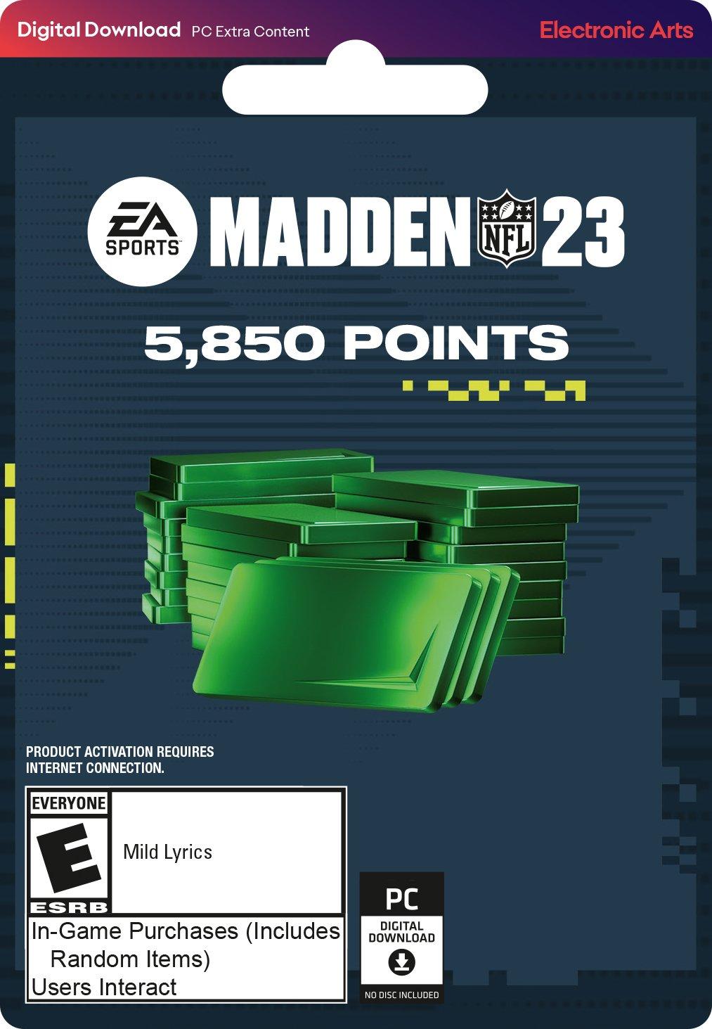 Madden NFL 23 Ultimate Team 5850 Points Pack PC Origin GameStop