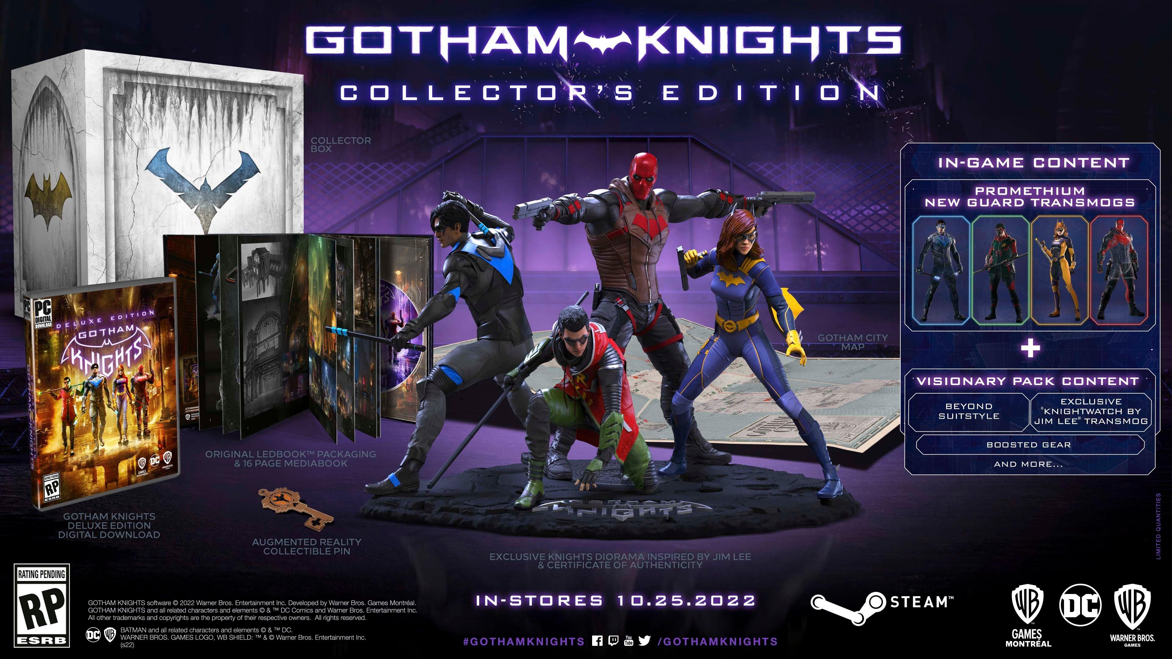 Gotham Knights Pc Steam Offline Deluxe Edition - Modo Campanha - Loja  DrexGames - A sua Loja De Games