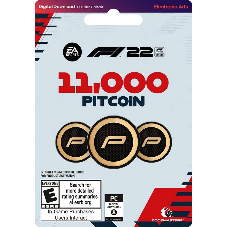 F1 2022: 11,000 PitCoin - PC EA app