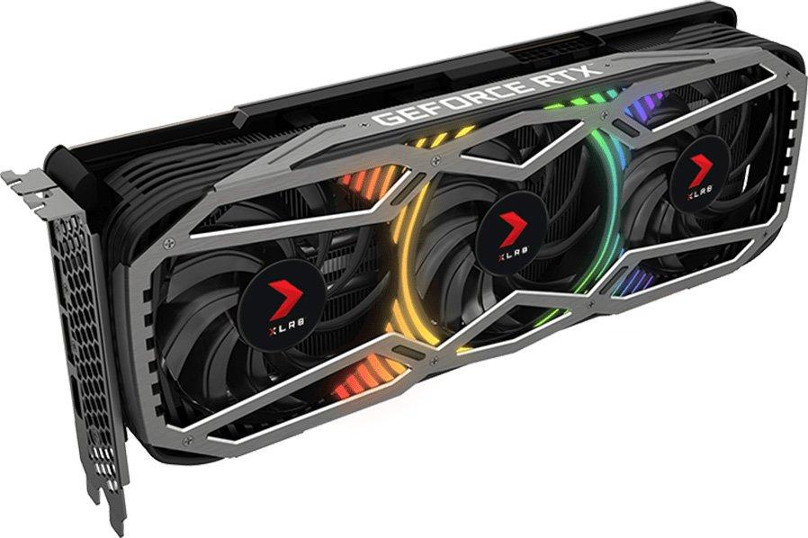 PNY GeForce RTX 3080 10GB XLR8 Gaming REVEL EPIC-X RGB Triple Fan Graphics Card LHR