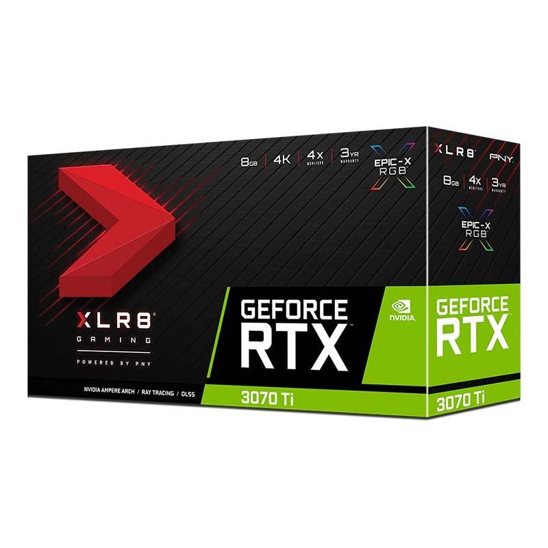 list item 9 of 9 PNY GeForce RTX 3070 Ti 8GB XLR8 Gaming REVEL EPIC-X RGB Triple Fan Graphics Card VCG3070T8TFXPPB