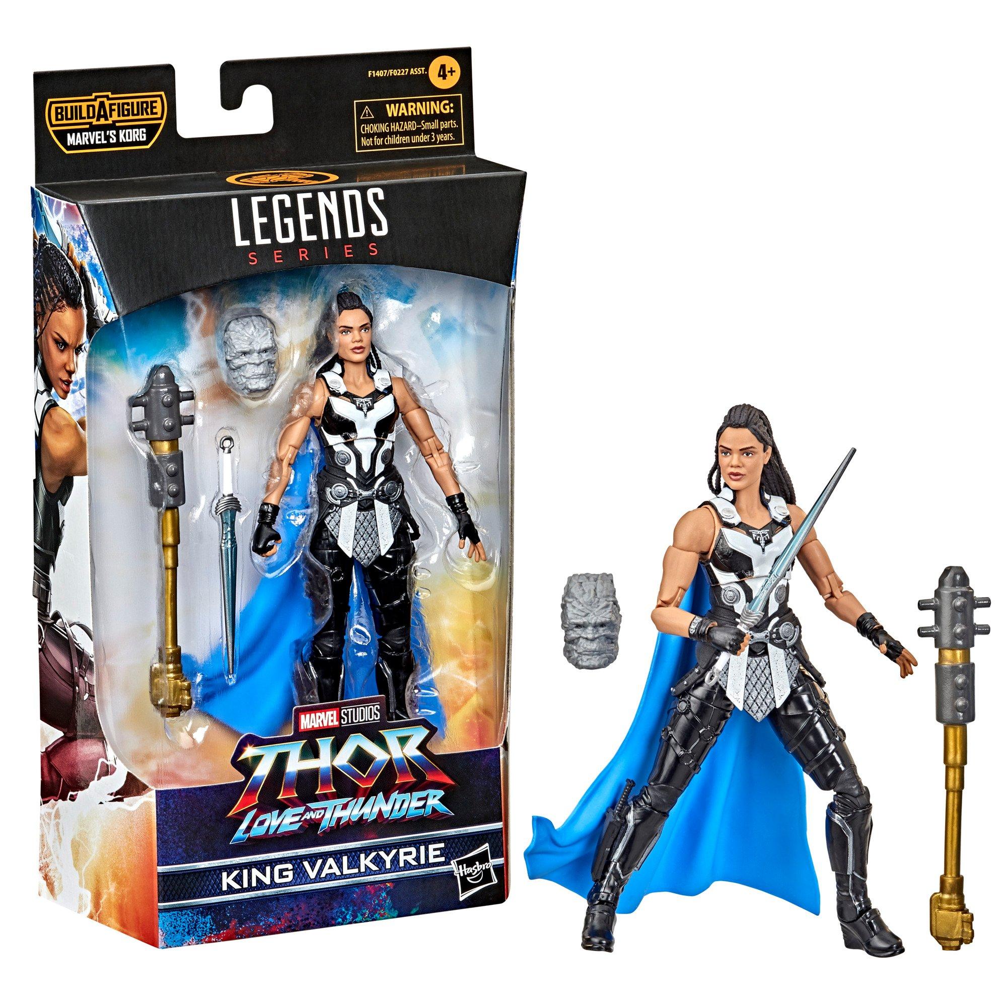 list item 8 of 10 Hasbro Marvel Legends Series Thor: Love and Thunder King Valkyrie Build-A-Figure 6-in Action Figure