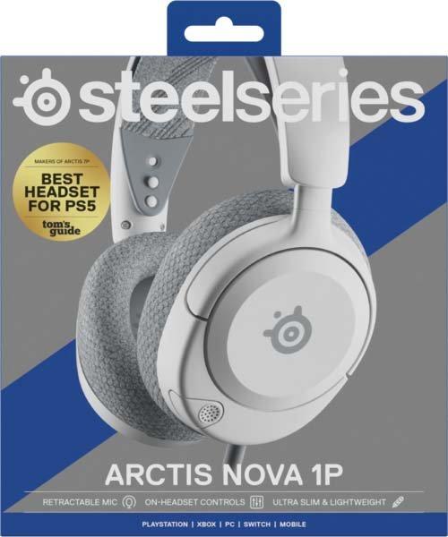 SteelSeries Arctis Nova 1P Universal Wired Gaming Headset for PlayStation, Xbox, PC, and Switch