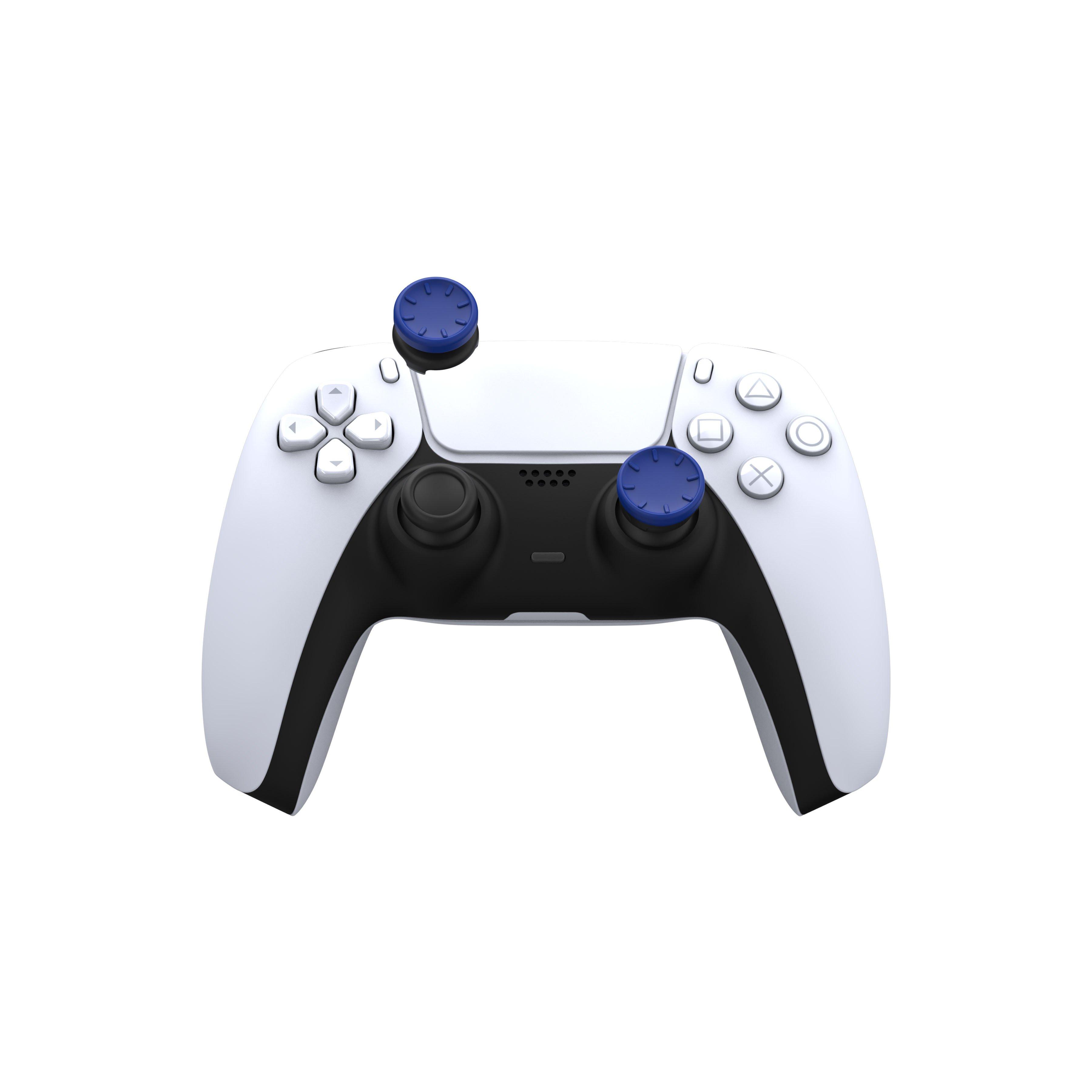 GameStop Controller Grip 2-Pack for PlayStation 5 - Blue and White