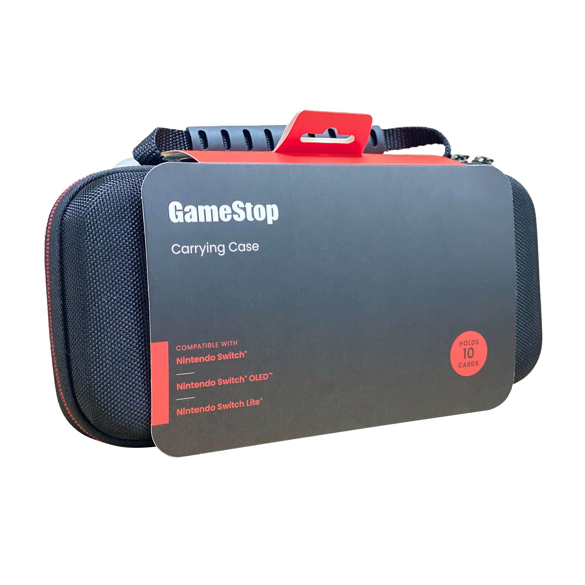 GameStop Hard Shell Carry Case with 10 Cards Storage Compatible for Nintendo Switch, Switch Lite and Switch OLED